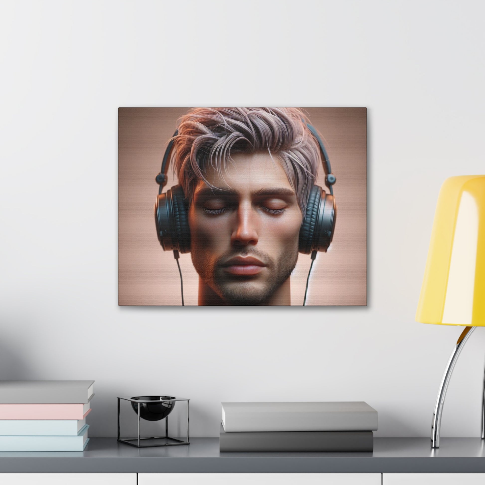 Music Vibes Canvas Canvas Printify 20″ x 16″ (Horizontal) 0.75''