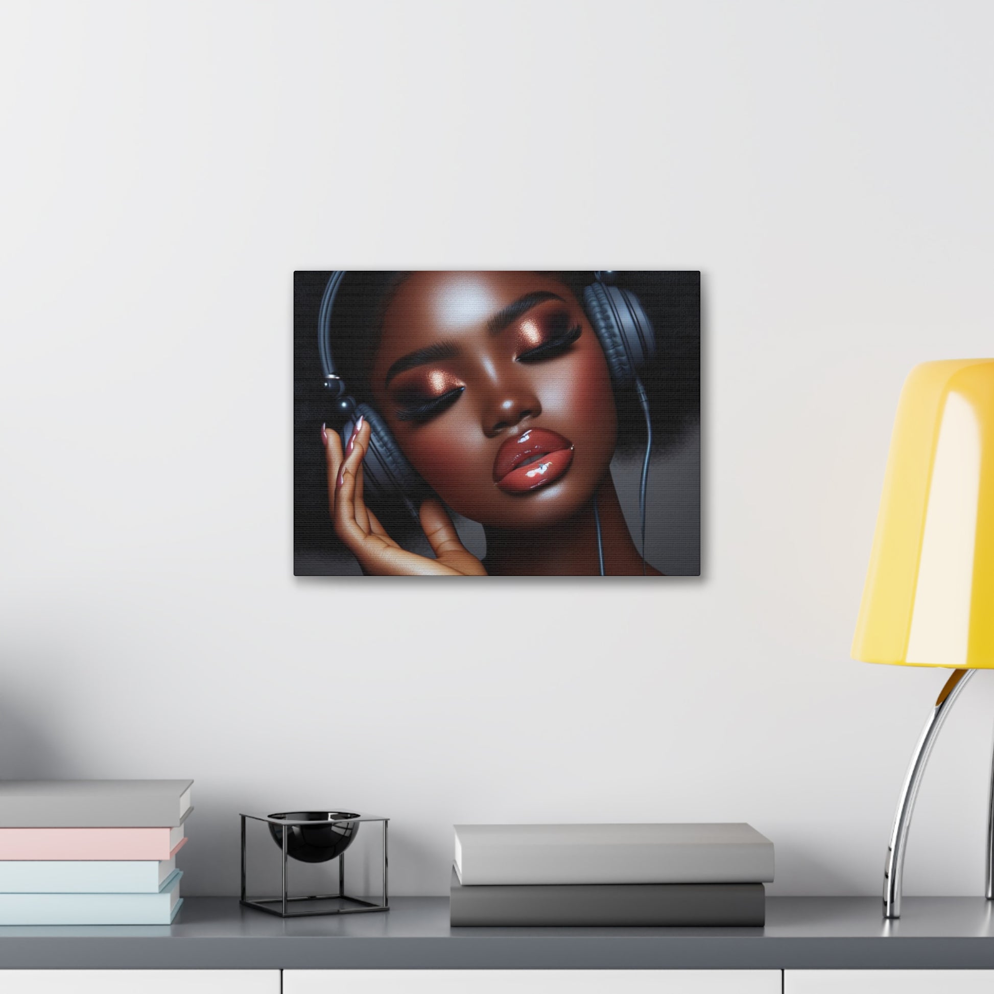 Music Vibes Canvas Canvas Printify 16″ x 12″ (Horizontal) 0.75''