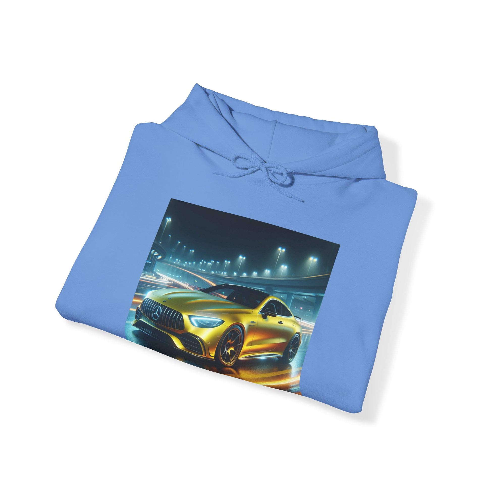 Yellow Mercedes Hoodie Hoodie Printify