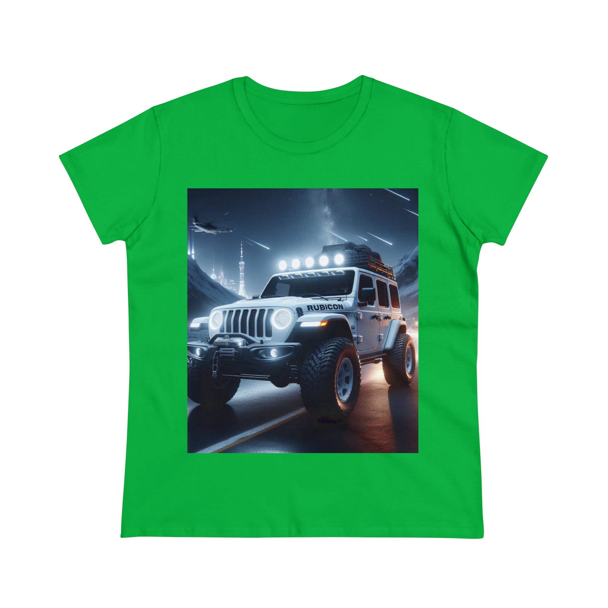 White Rubicon T-Shirt T-Shirt Printify Irish Green S