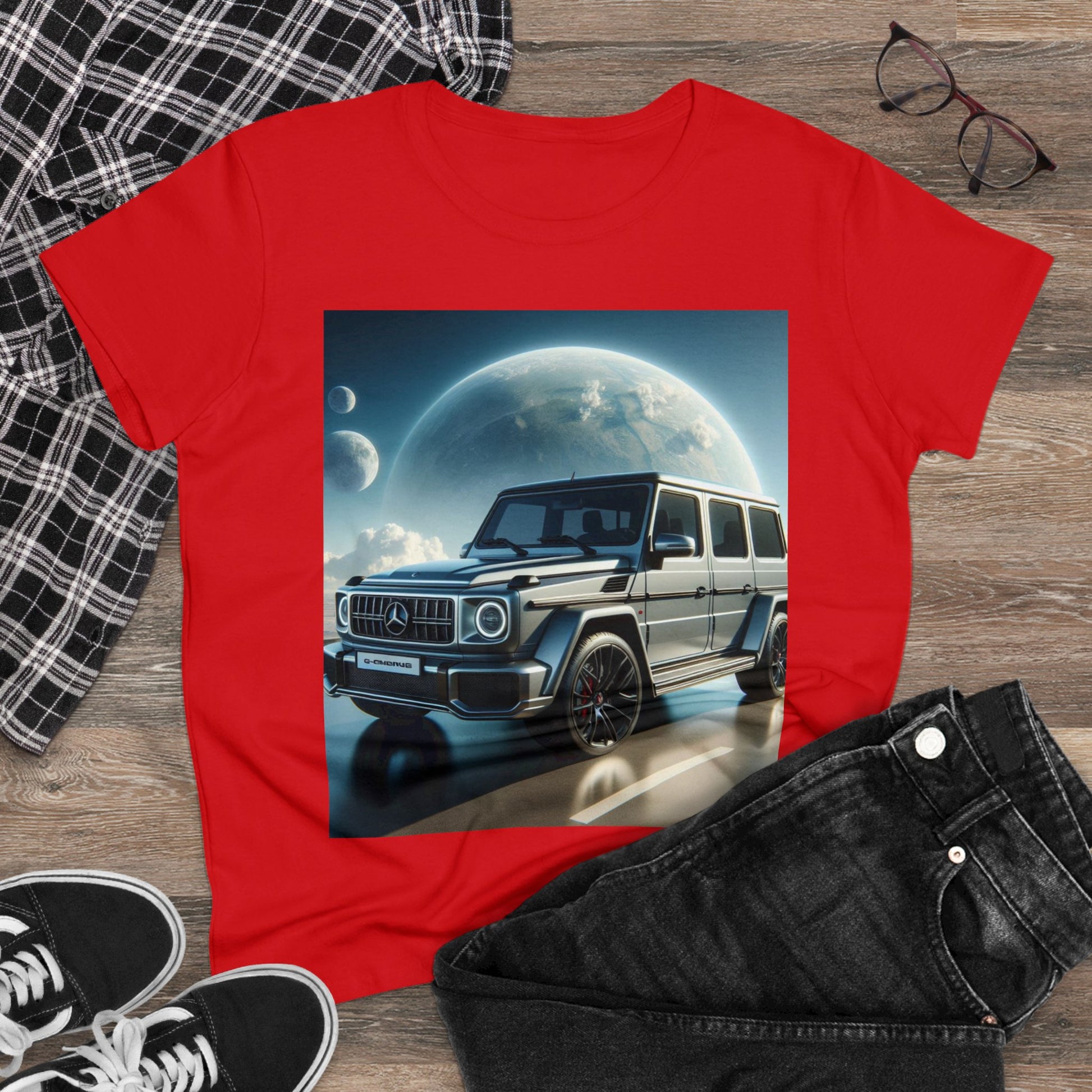 Silver G-Wagon T-Shirt T-Shirt Printify