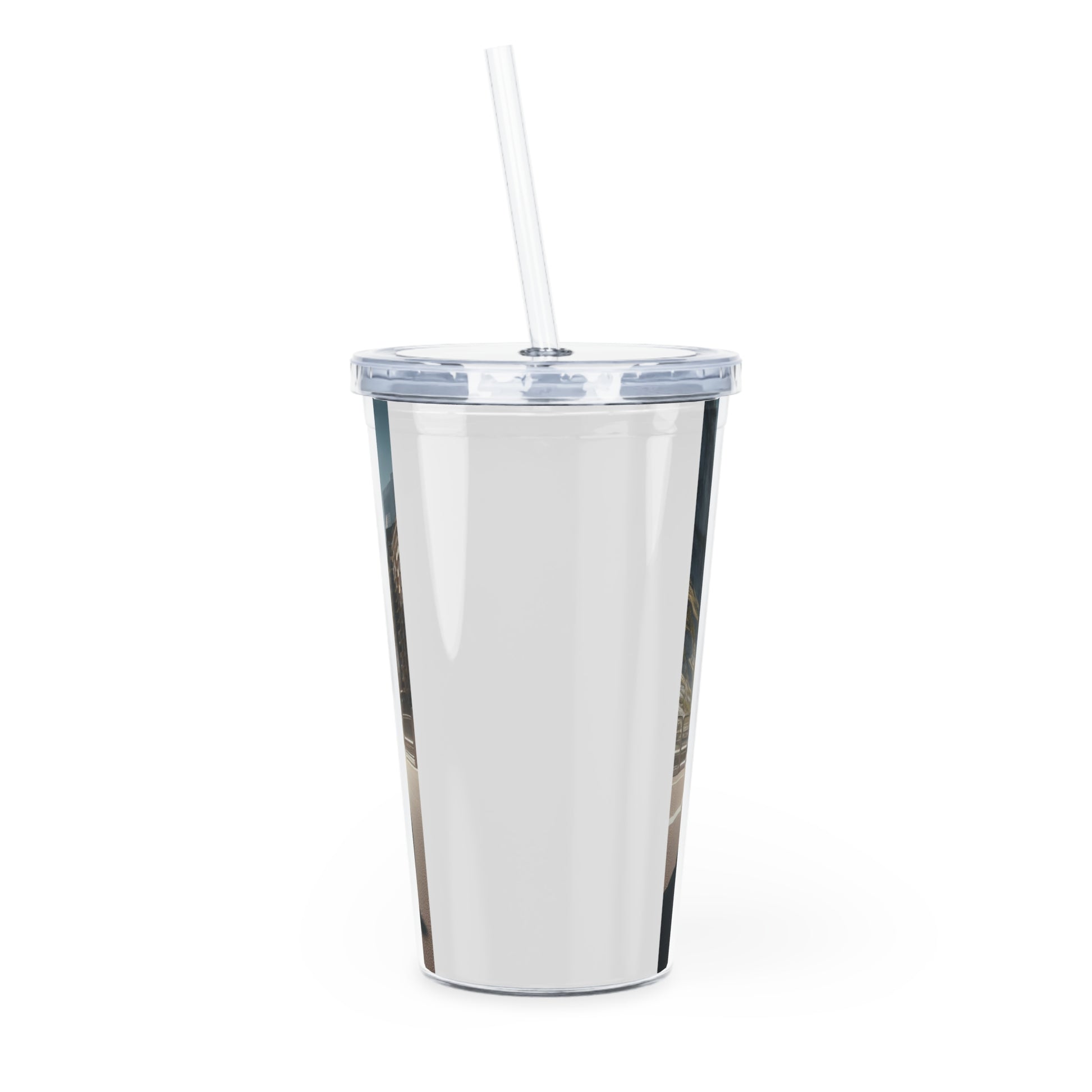 Black Bentley Tumbler with Straw Mug Printify