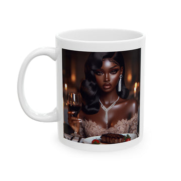 Elegant Meal Mug Mug Printify 11oz