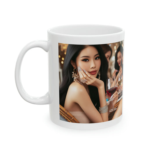 Wine Down Mug Mug Printify 11oz