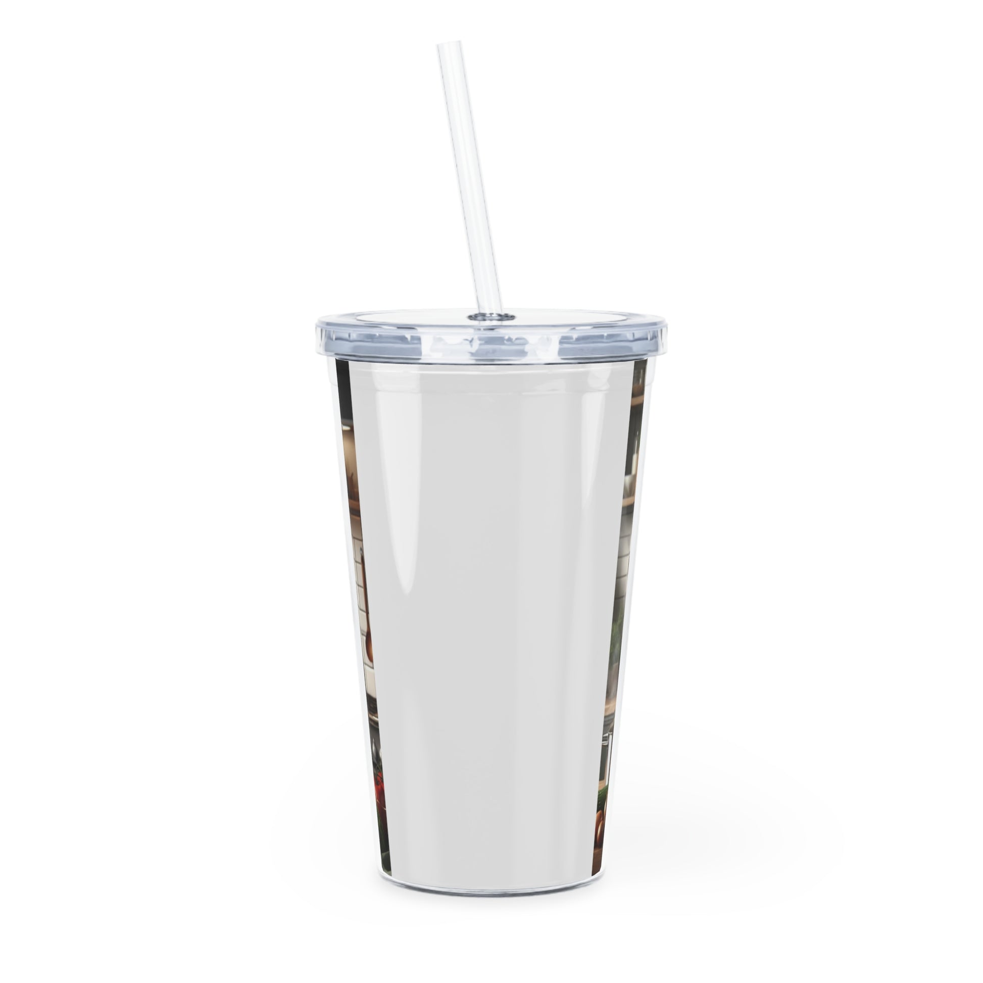 Dinner Time Tumbler with Straw Mug Printify