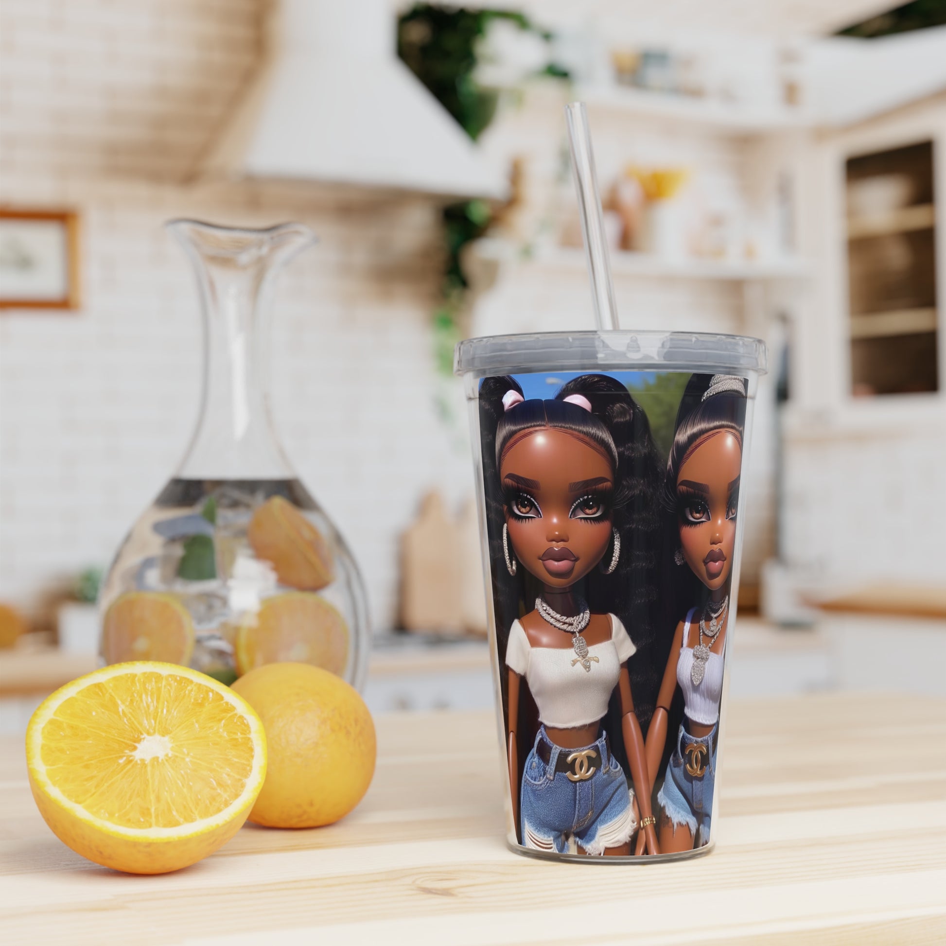 Bratz Tumbler with Straw Mug Printify