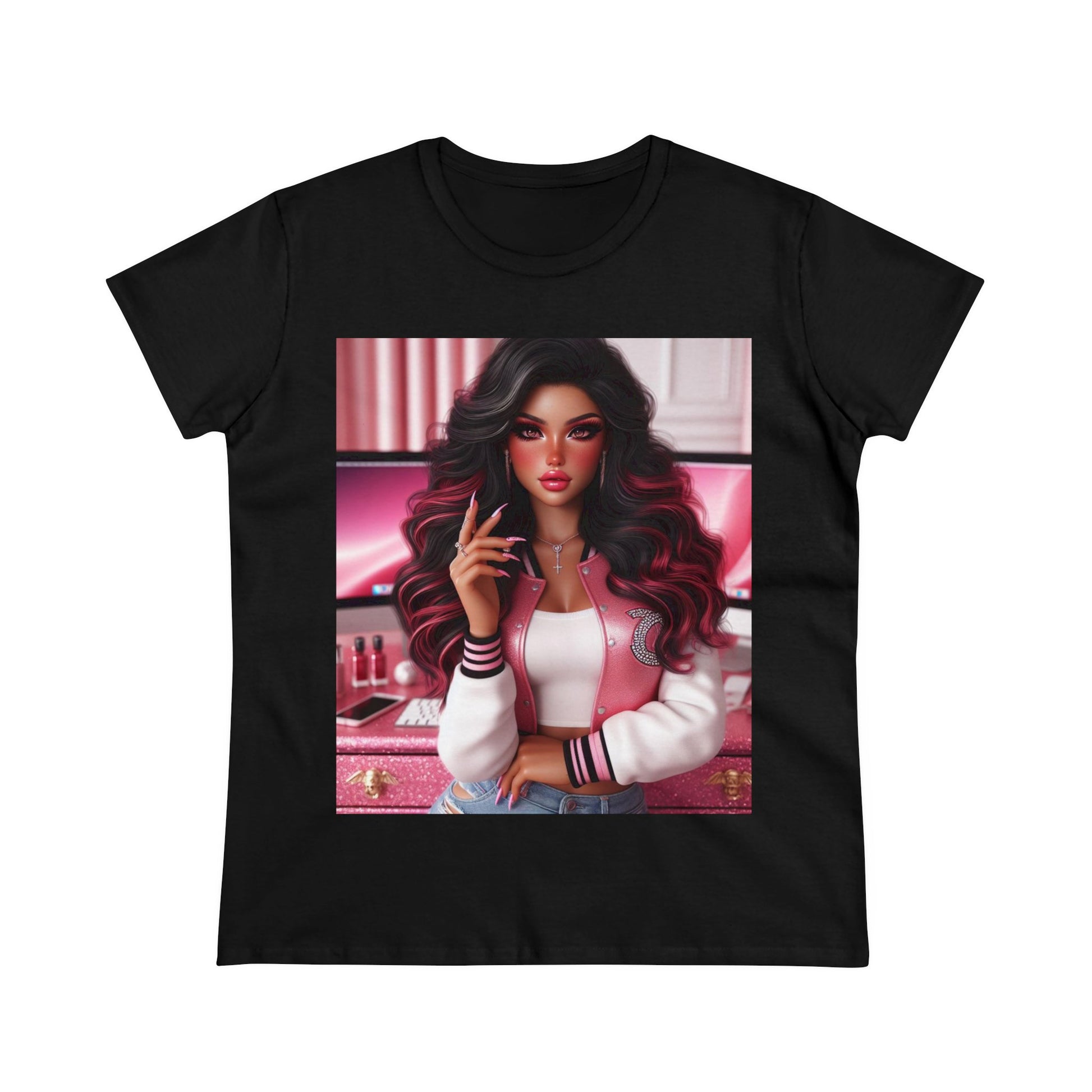 Pink Everything T-Shirt T-Shirt Printify Black S