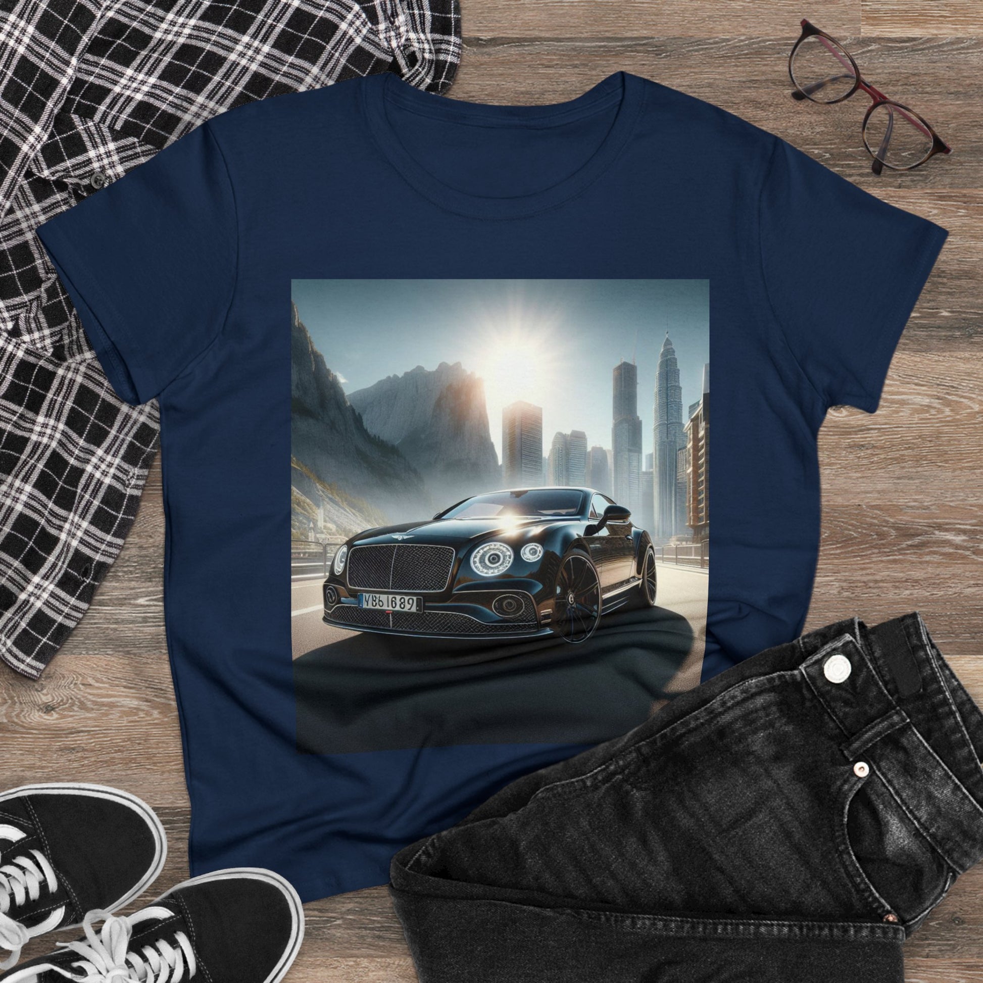 Black Bentley T-Shirt T-Shirt Printify