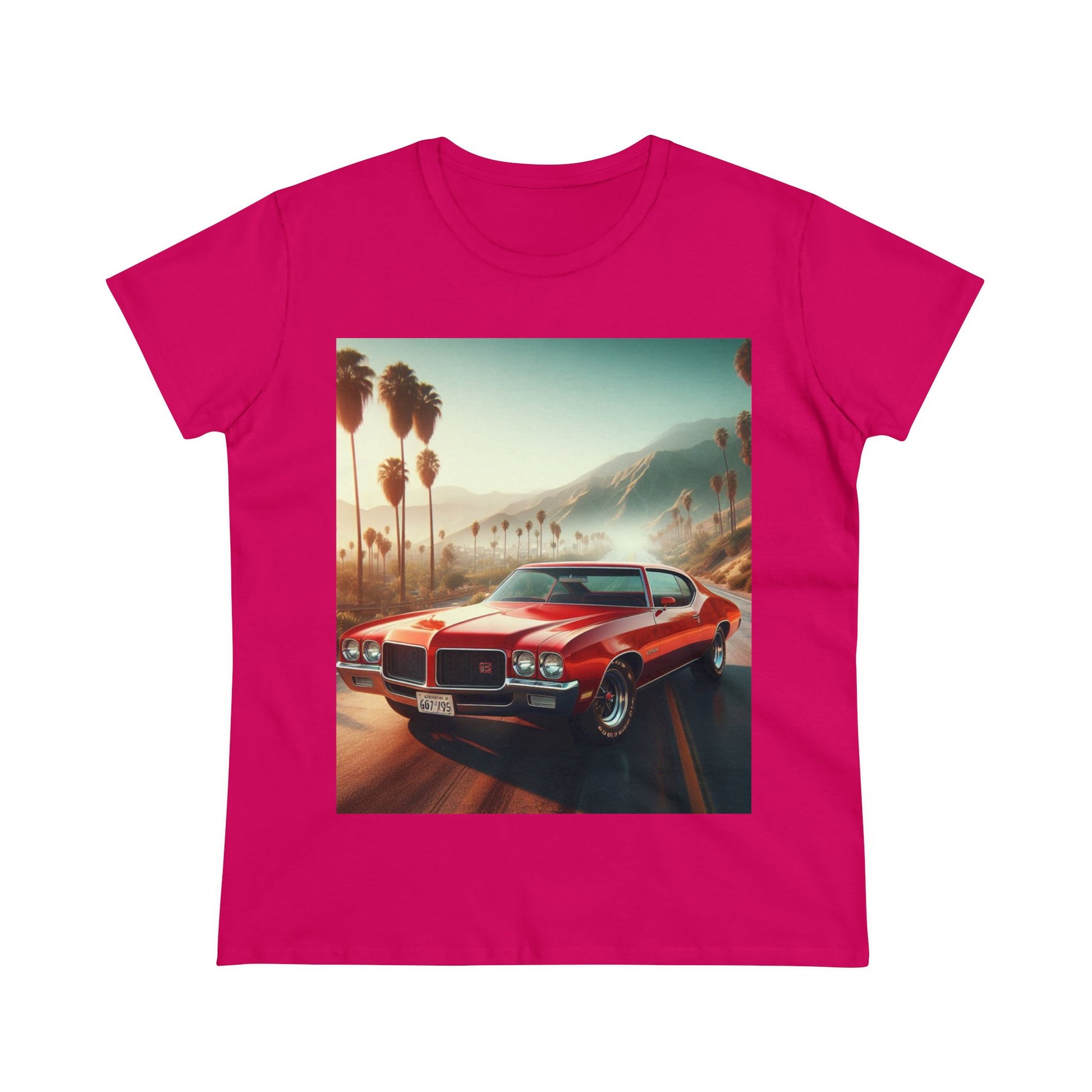 1972 Red Buick Gran Sport T-Shirt T-Shirt Printify Heliconia S