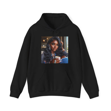 Coffee Break Hoodie Hoodie Printify Black S