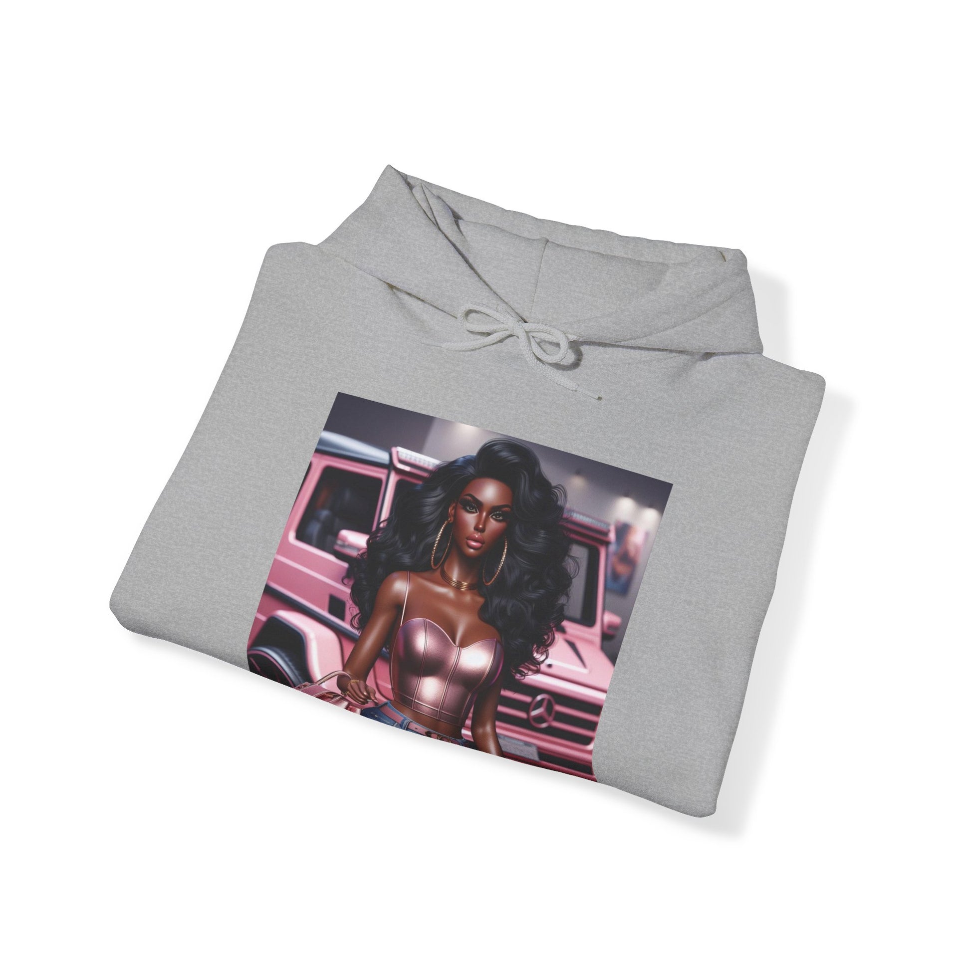 Pink Luxury Hoodie Hoodie Printify