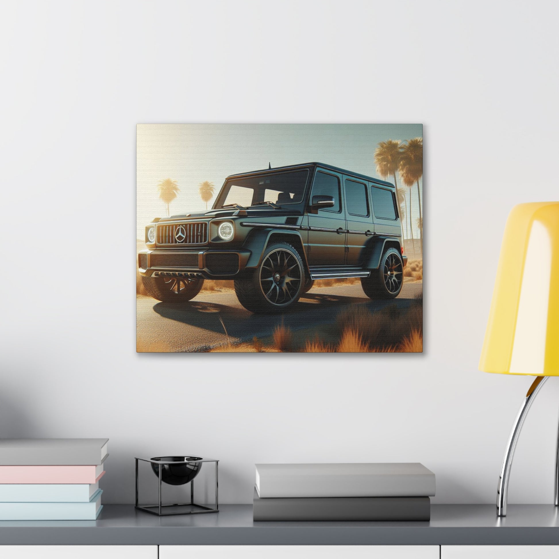Black G-Wagon Canvas Canvas Printify 20″ x 16″ (Horizontal) 0.75''