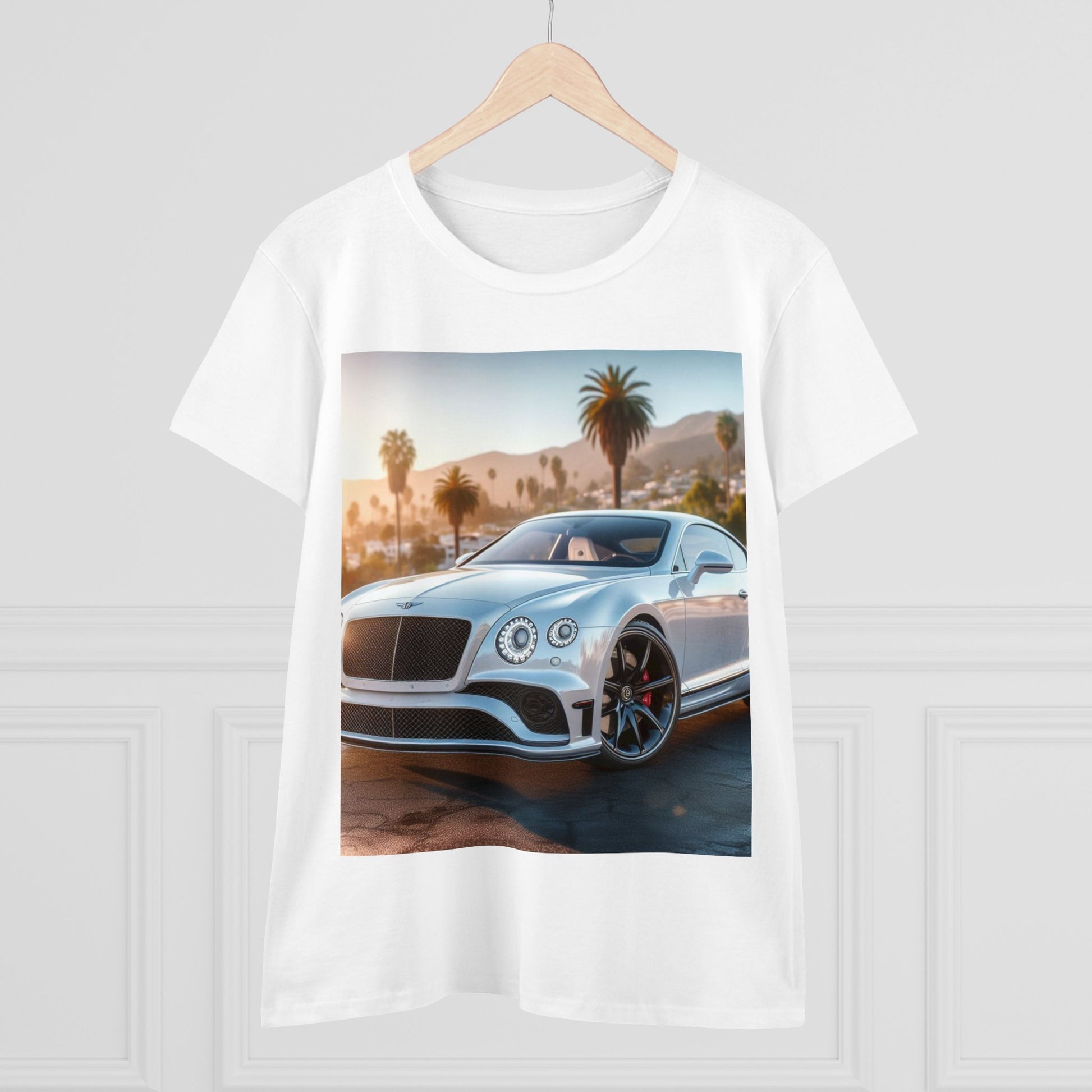 Silver Bentley T-Shirt T-Shirt Printify
