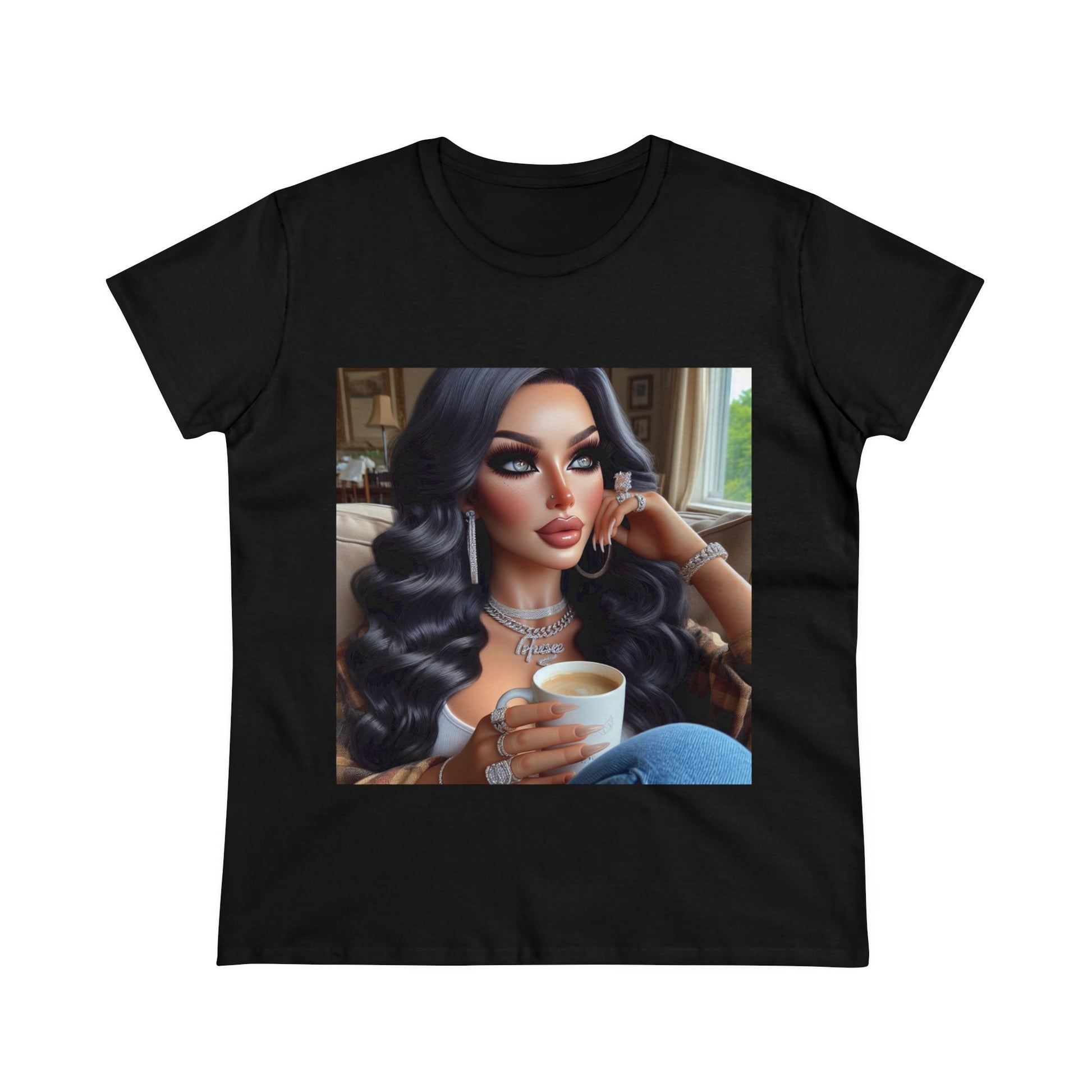 Coffee Break T-Shirt T-Shirt Printify Black S
