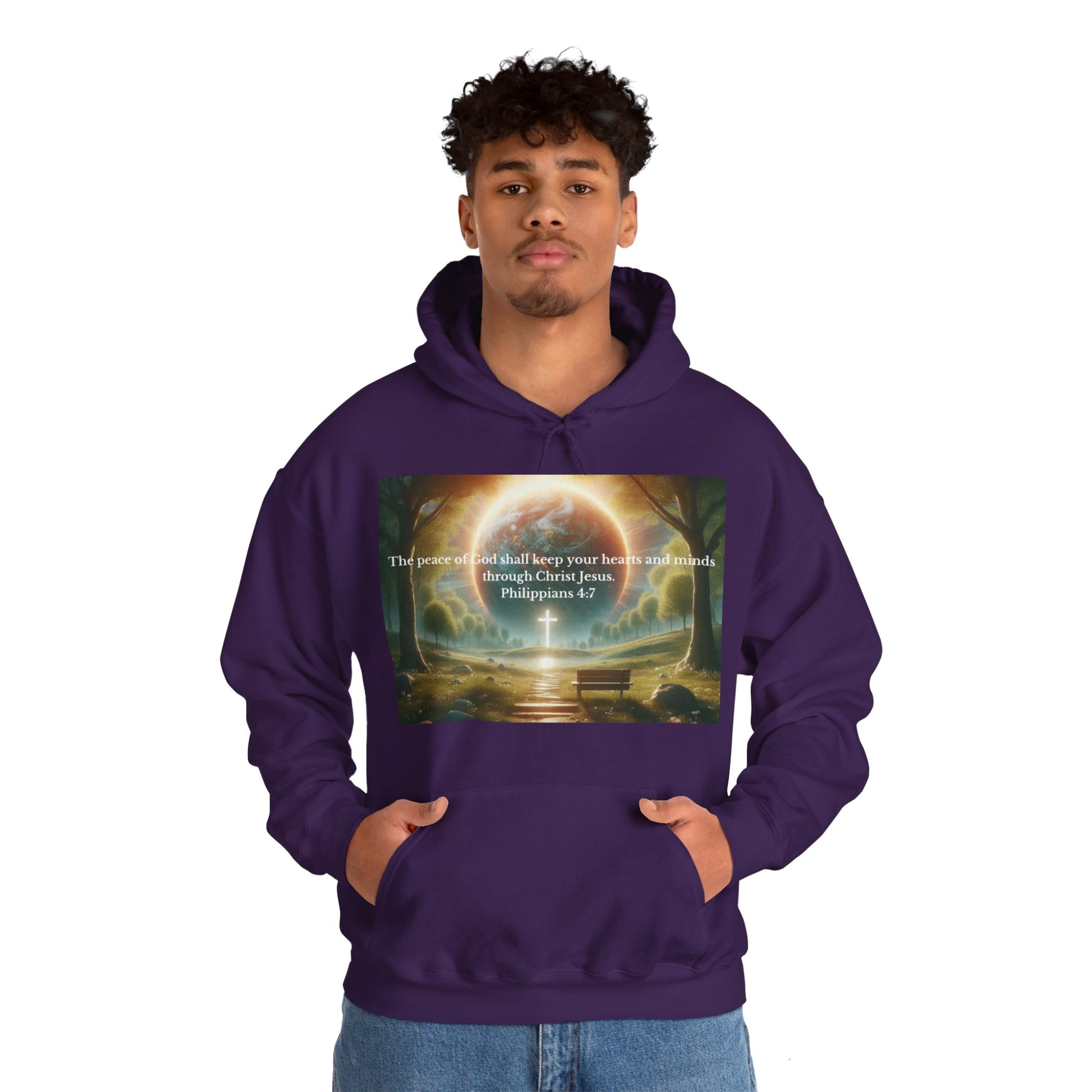 Philippians 4:7 Hoodie Hoodie Printify