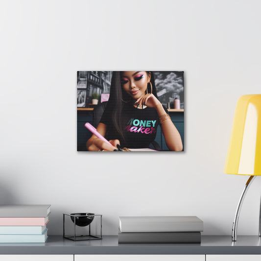 Money Maker Canvas Canvas Printify 16″ x 12″ (Horizontal) 0.75''