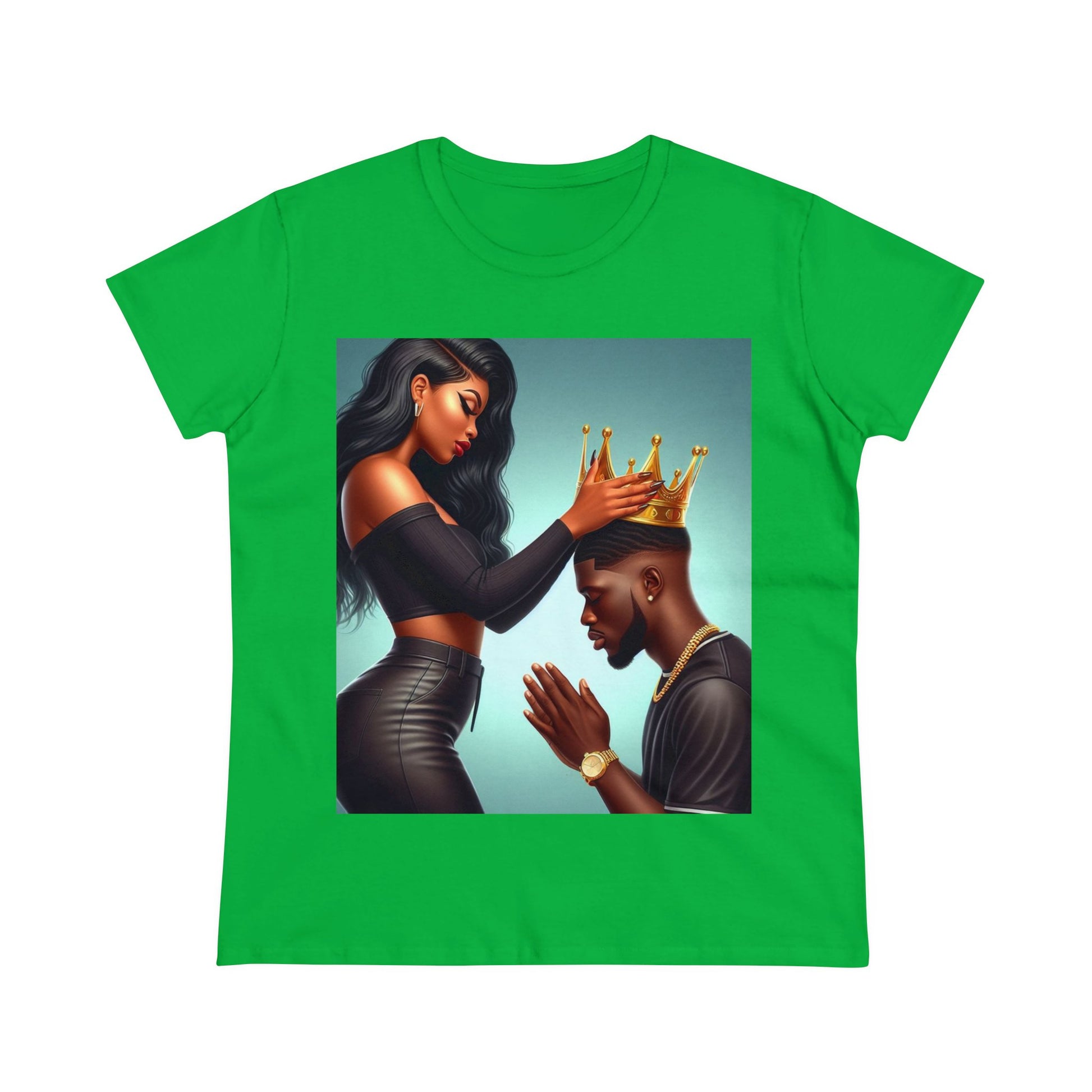 My King T-Shirt T-Shirt Printify Irish Green S