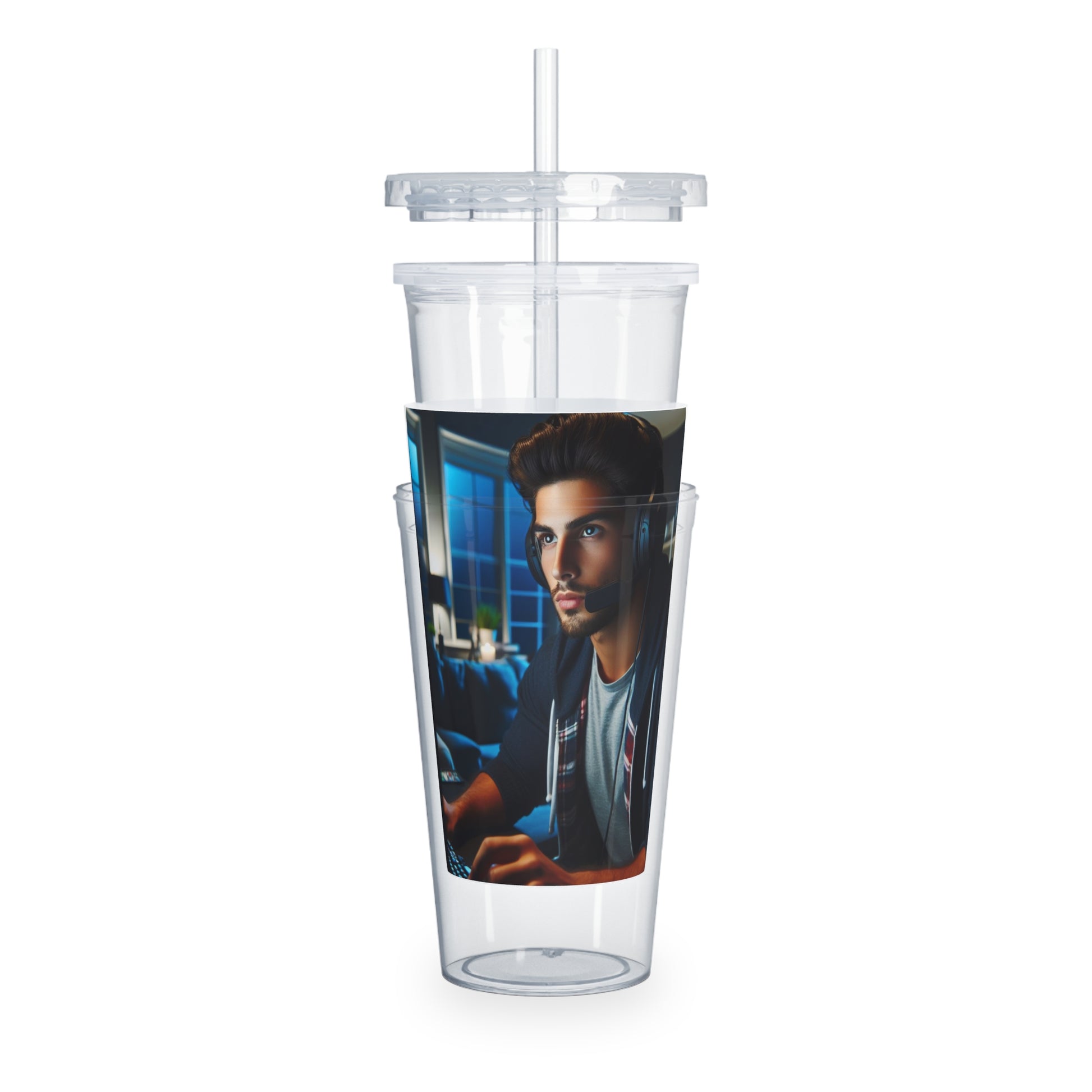 Game Time Tumbler with Straw Mug Printify