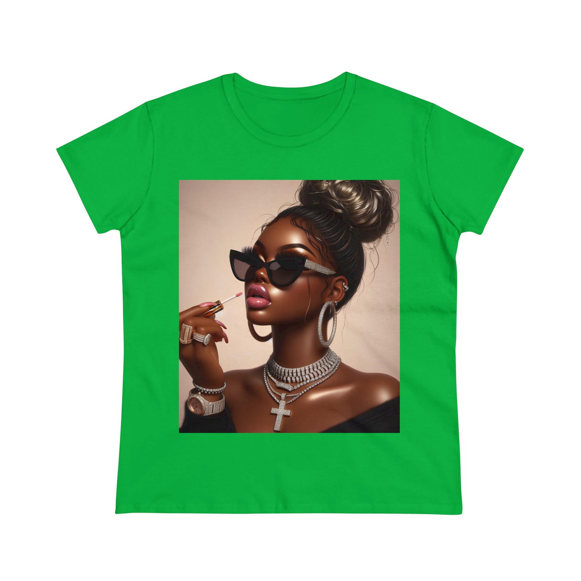 My Lip Gloss is Poppin T-Shirt T-Shirt Printify Irish Green S