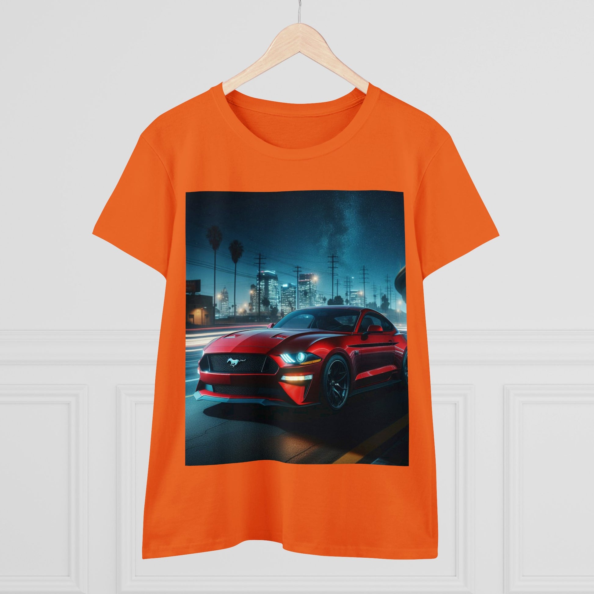 Red Mustang T-Shirt T-Shirt Printify