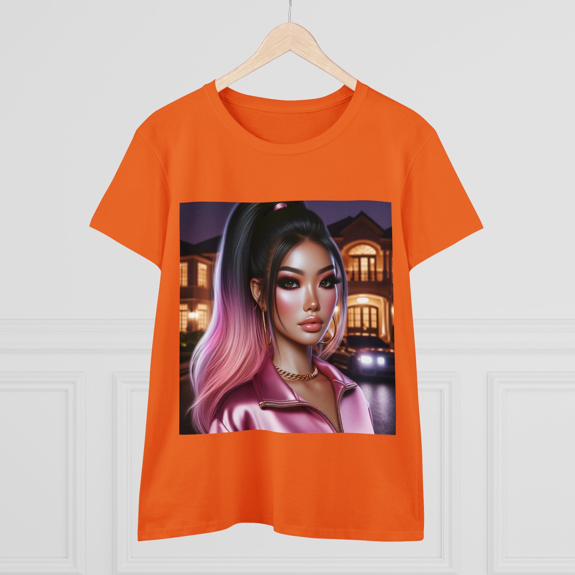 Pink at Night T-Shirt T-Shirt Printify