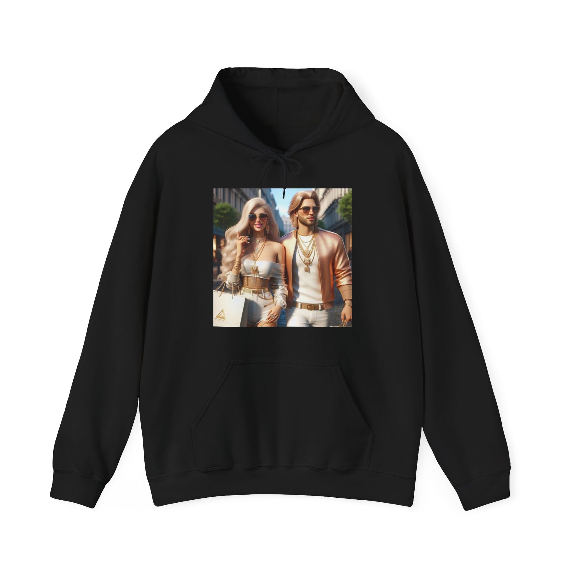 Thank You to My Man Hoodie Hoodie Printify Black S