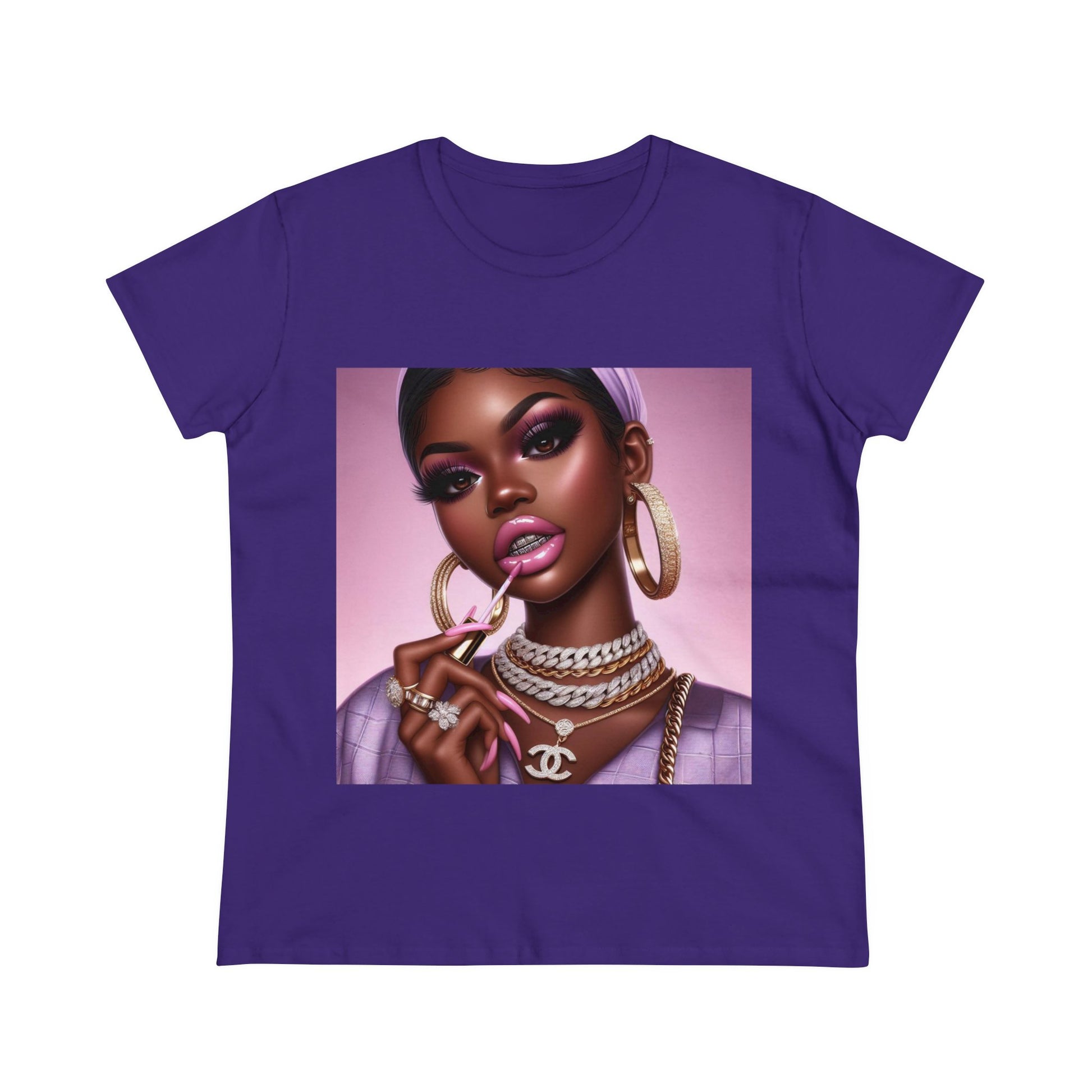 Gloss Up T-Shirt T-Shirt Printify Purple S