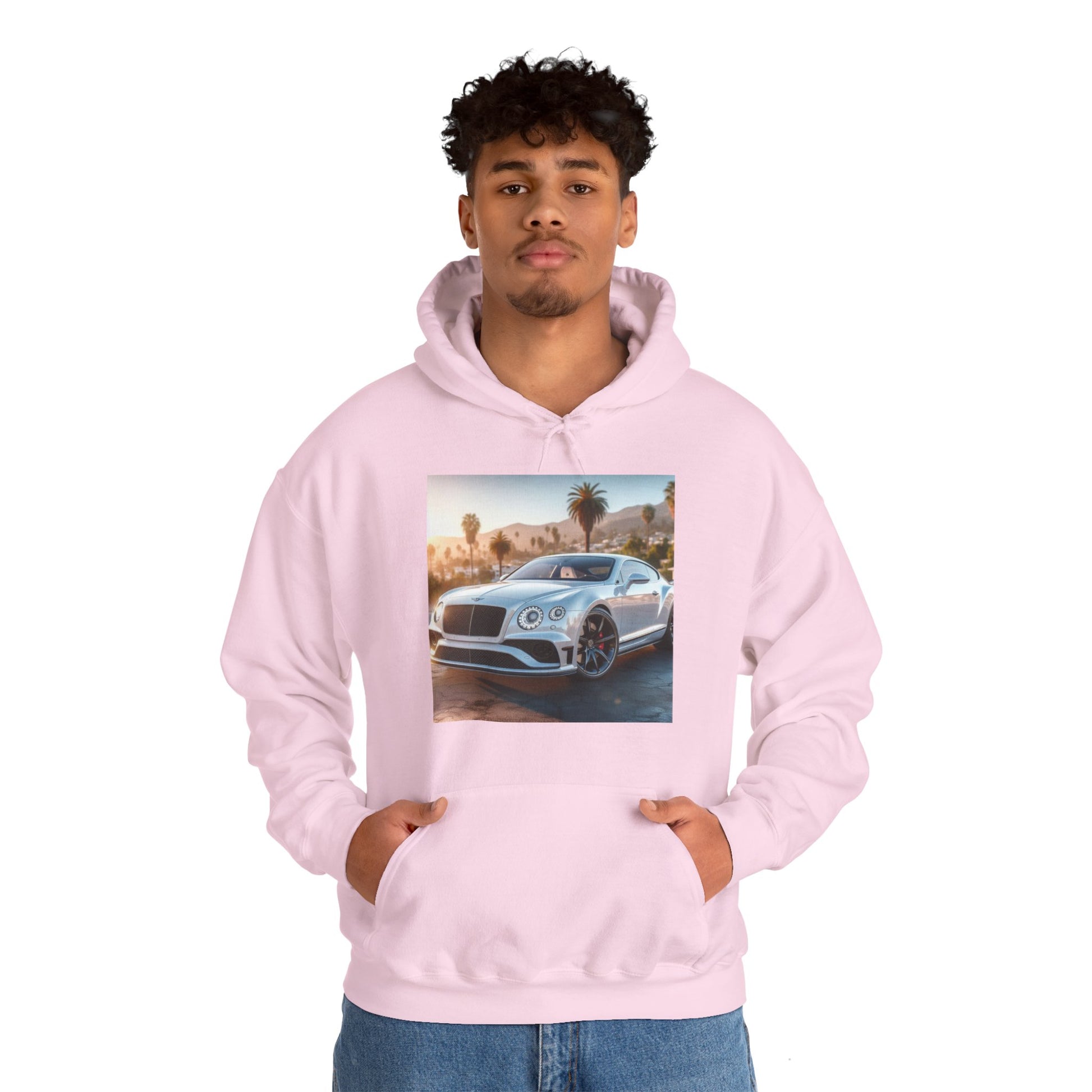 Silver Bentley Hoodie Hoodie Printify