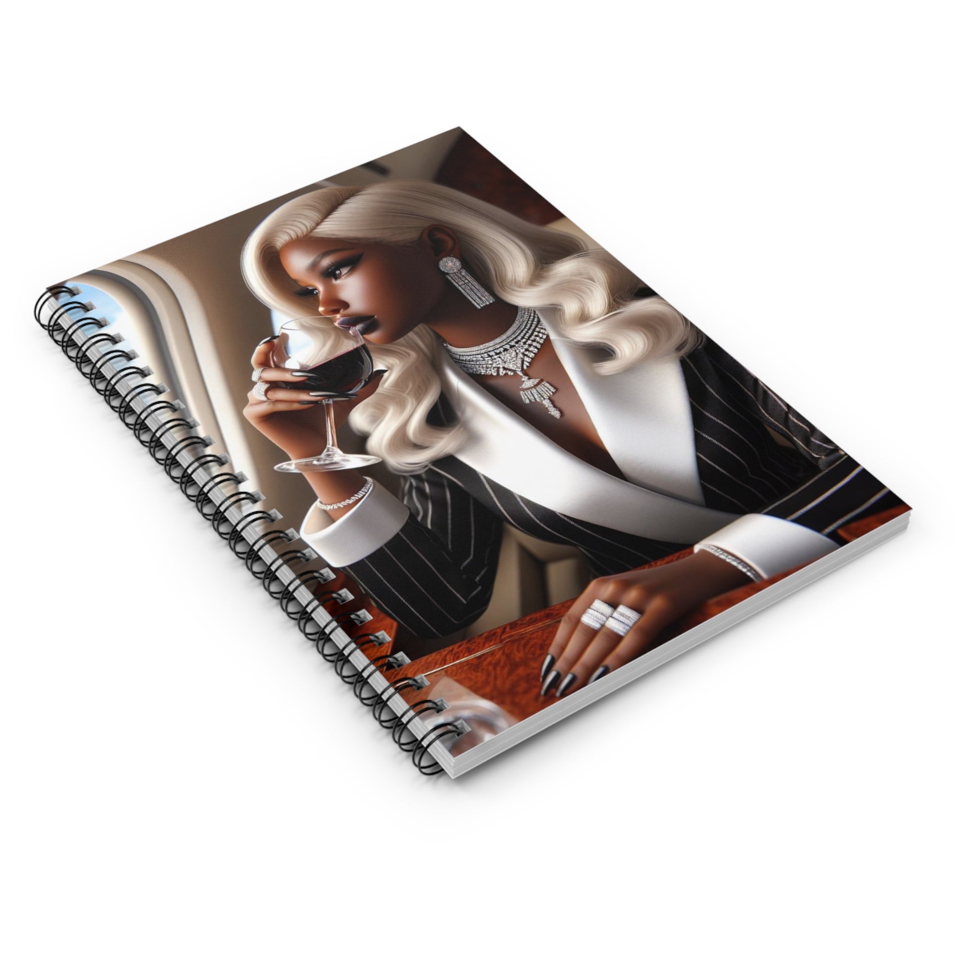 Private Business Spiral Notebook Paper products Printify