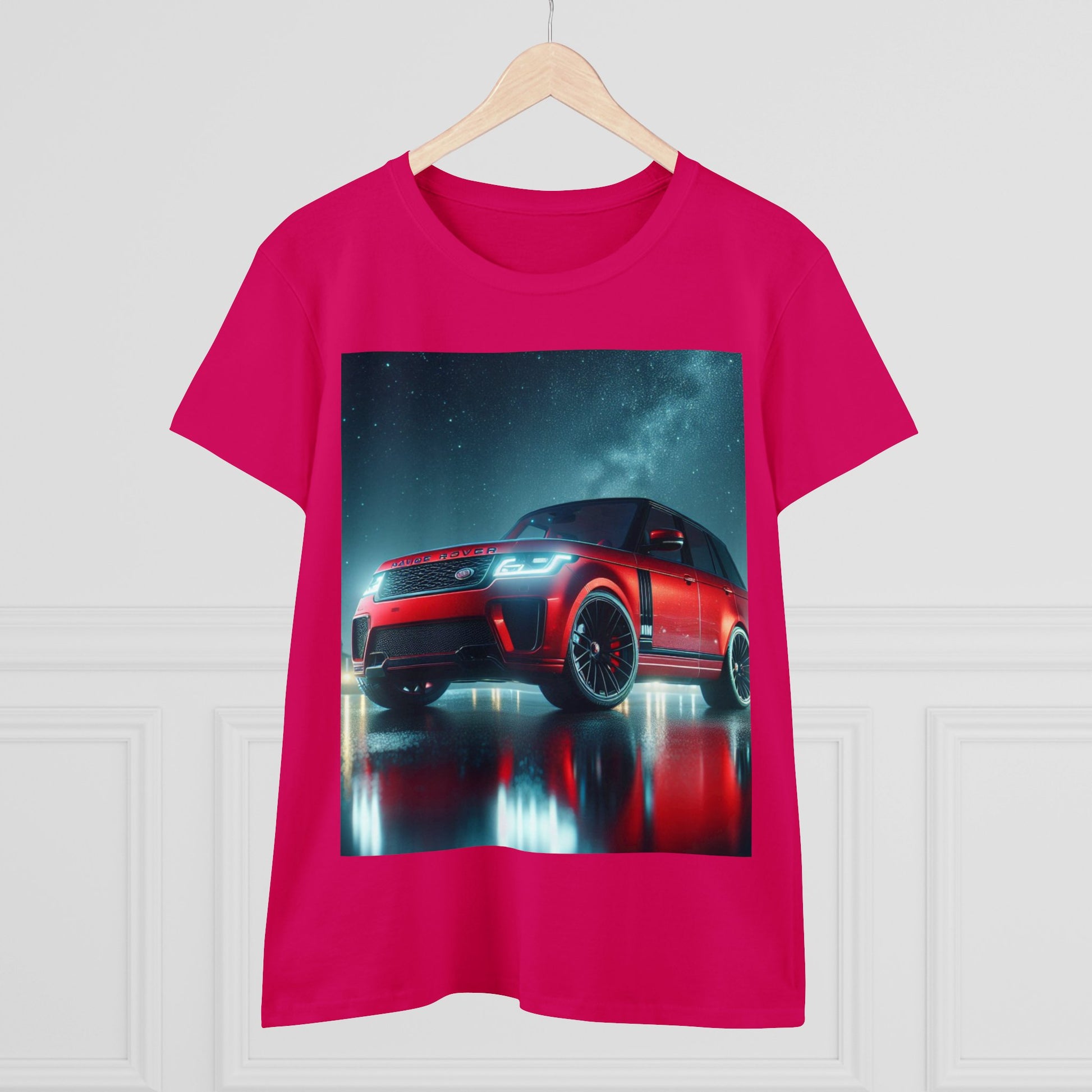 Red Range Rover T-Shirt T-Shirt Printify
