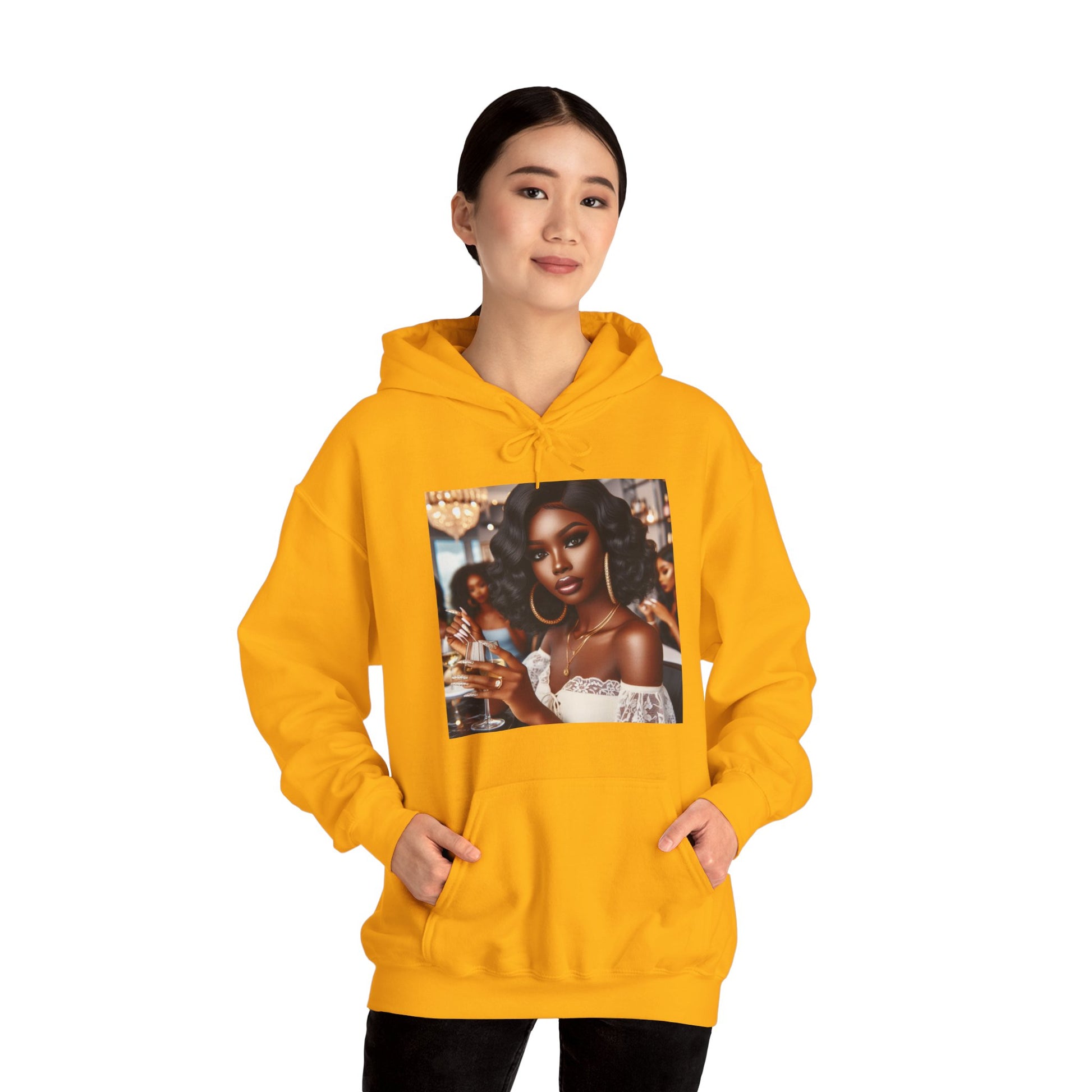 Wine Down Hoodie Hoodie Printify