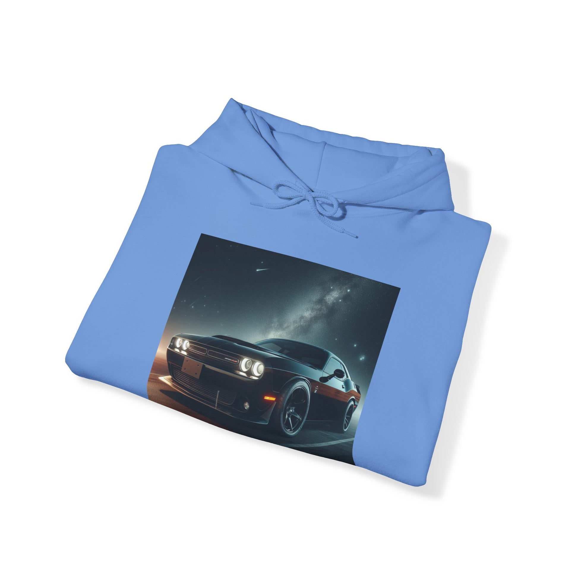 Black Challenger Hoodie Hoodie Printify