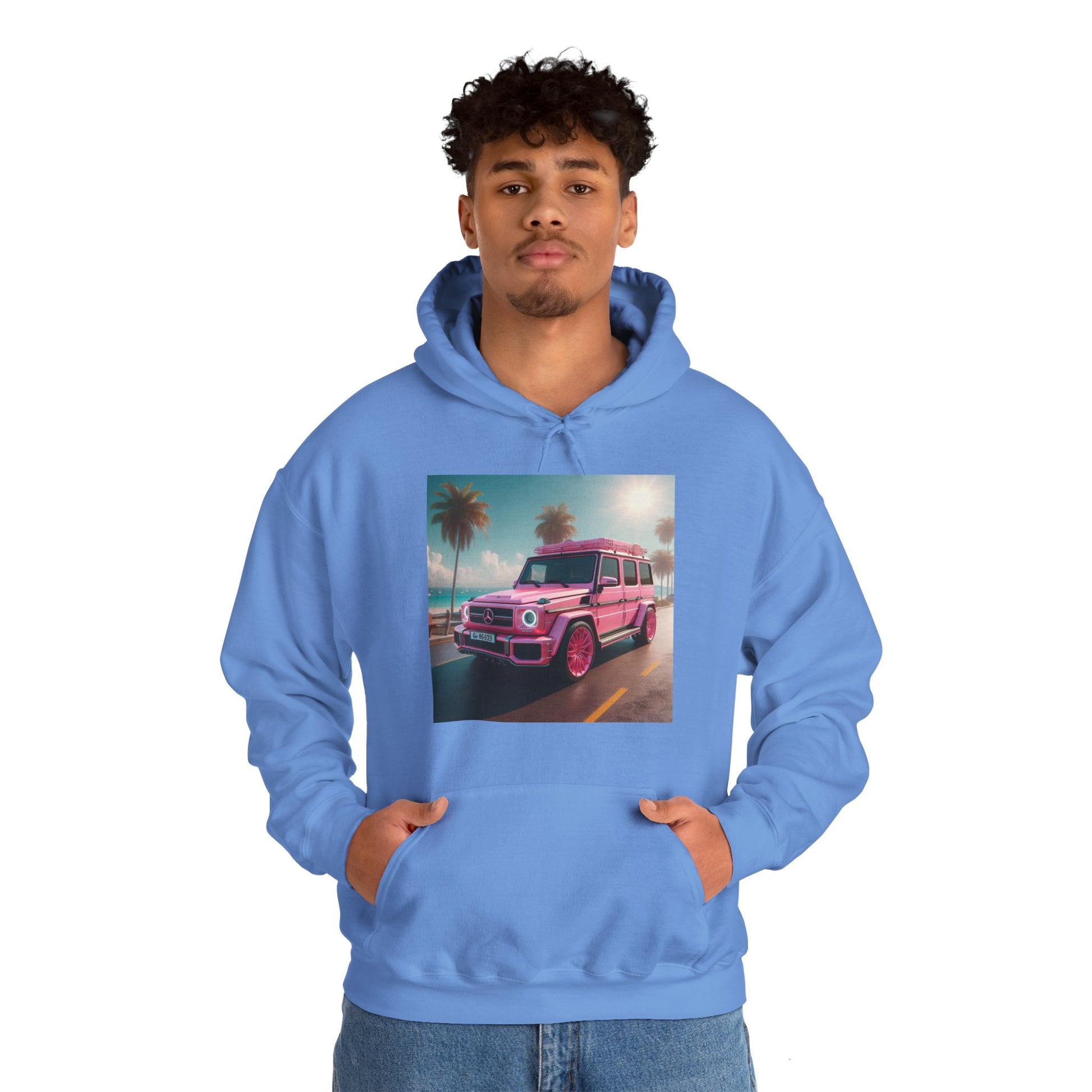 Pink G-Wagon Hoodie Hoodie Printify