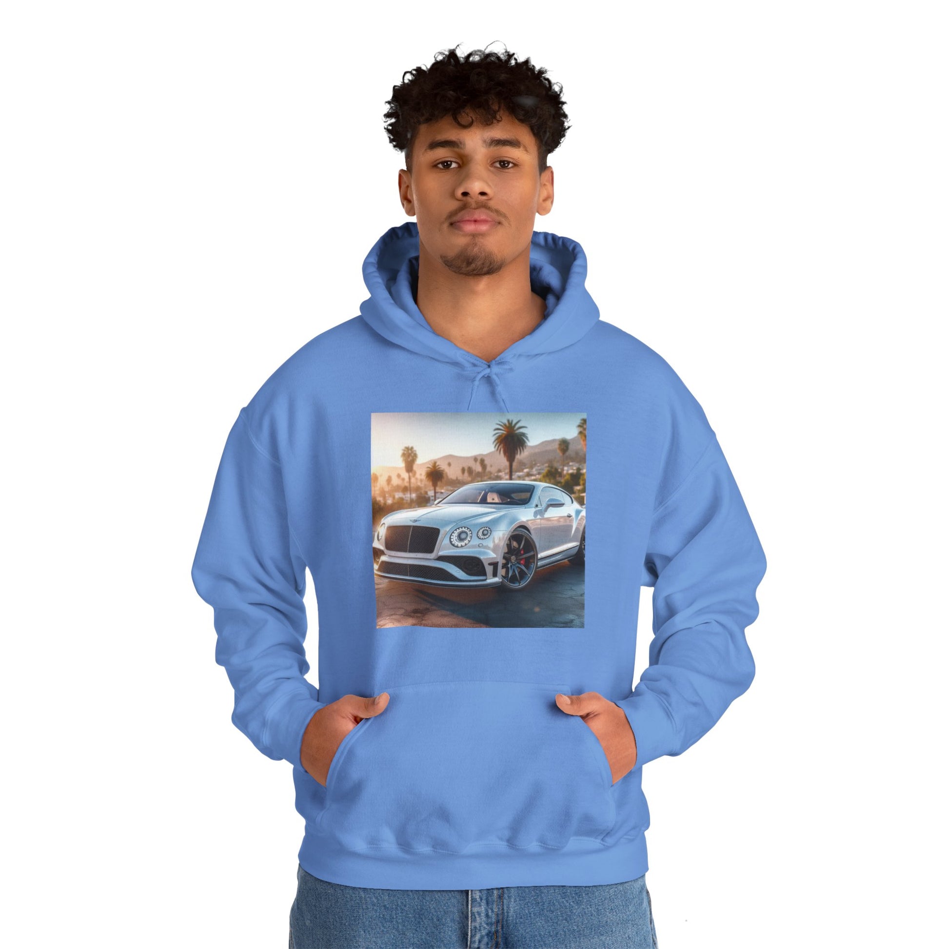Silver Bentley Hoodie Hoodie Printify