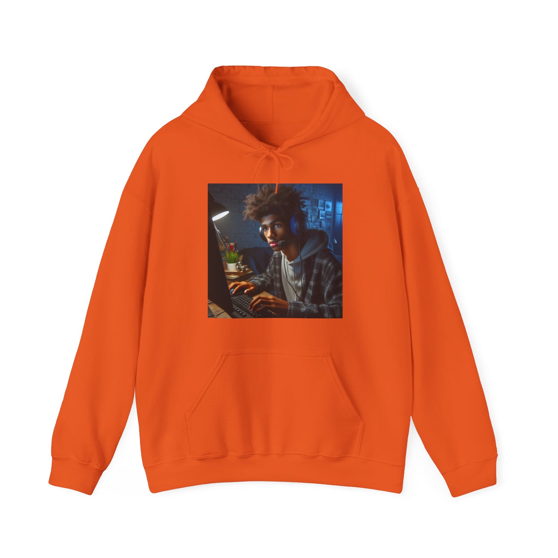 Game Time Hoodie Hoodie Printify Orange S