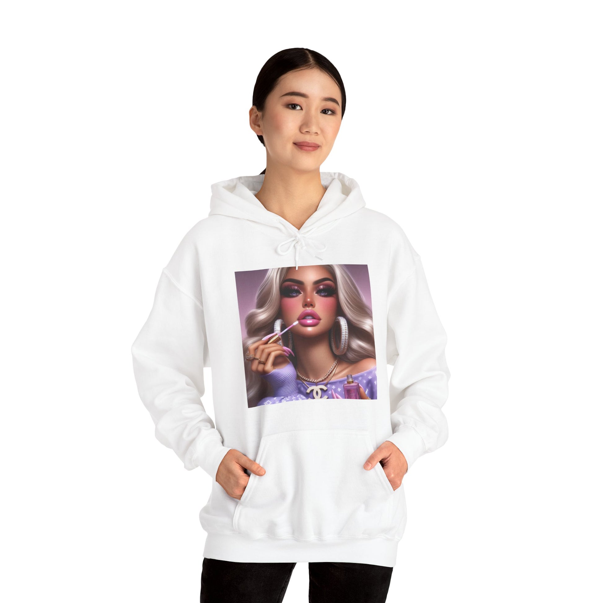 Gloss Up Hoodie Hoodie Printify