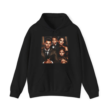 Family Portrait Hoodie Hoodie Printify Black S