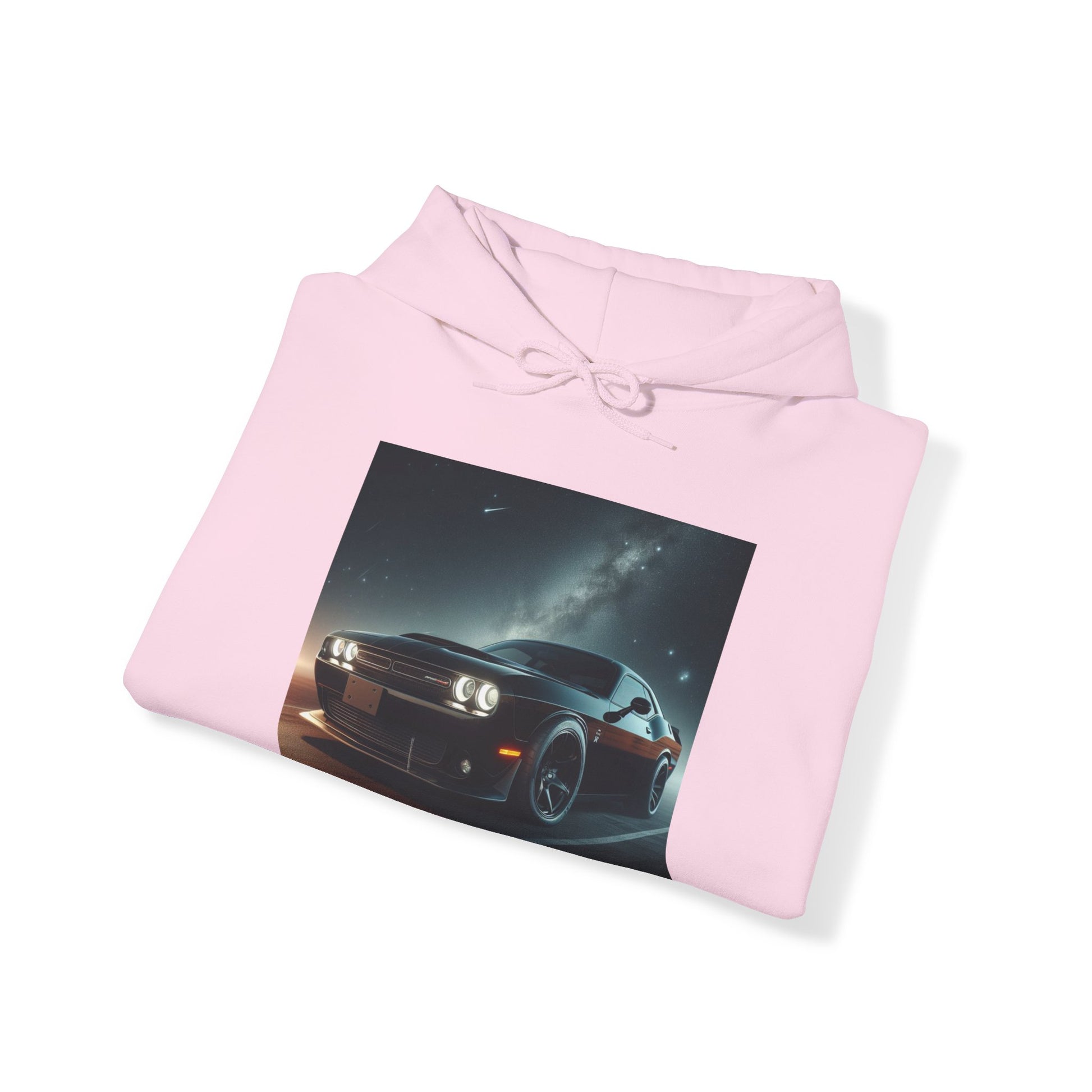 Black Challenger Hoodie Hoodie Printify
