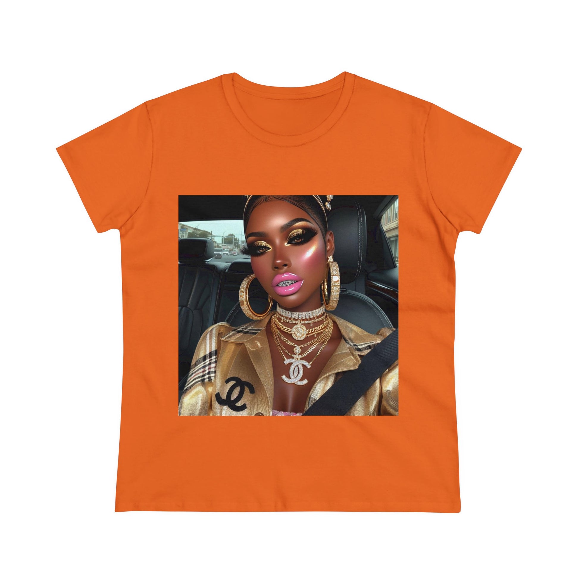 Car Beauty T-Shirt T-Shirt Printify Orange S