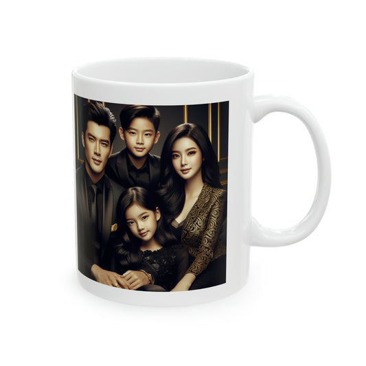 Family Portrait Mug Mug Printify