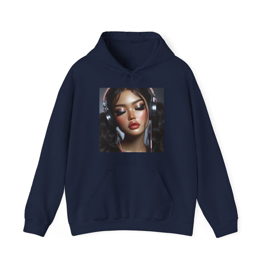 Music Vibes Hoodie Hoodie Printify Navy S