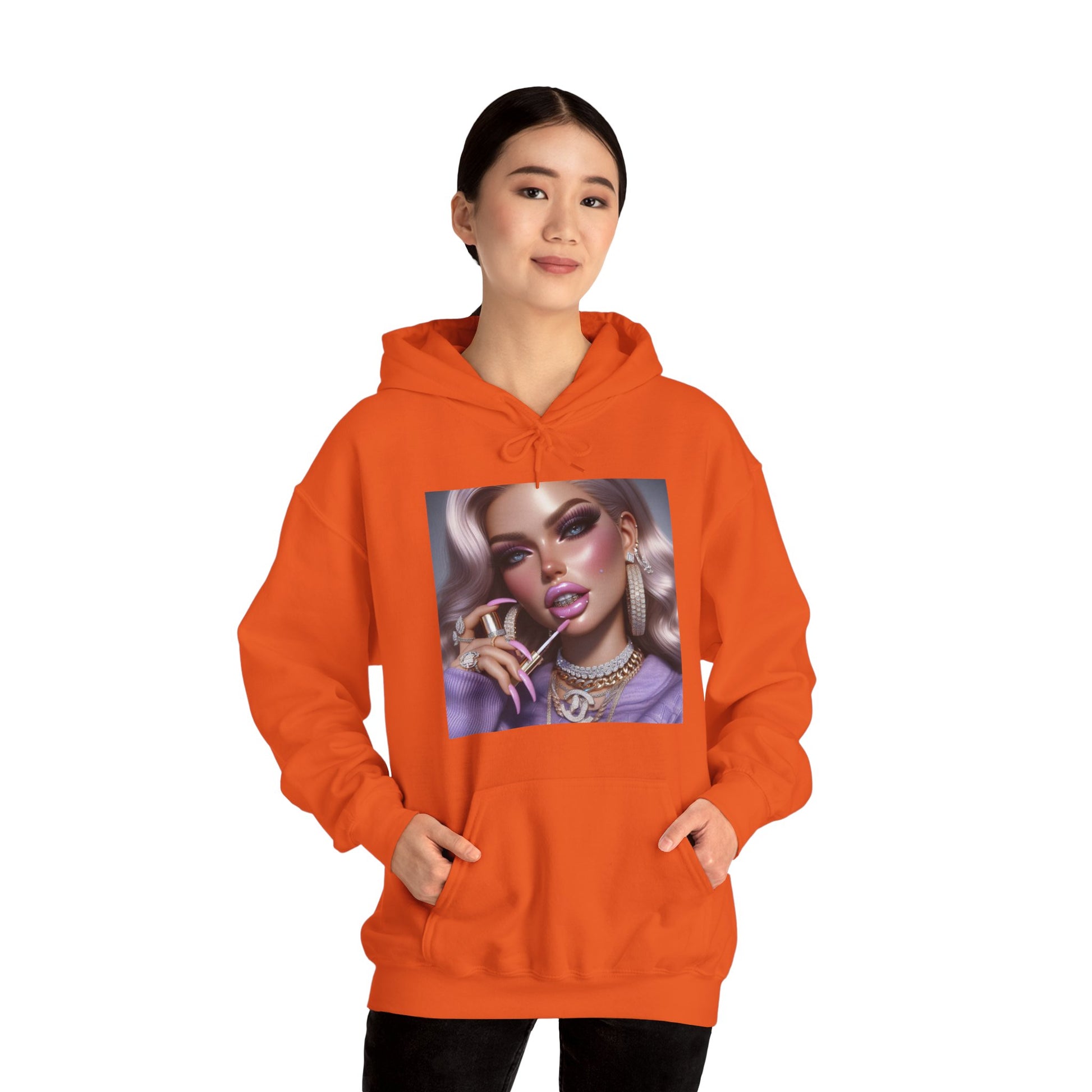 Gloss Up Hoodie Hoodie Printify