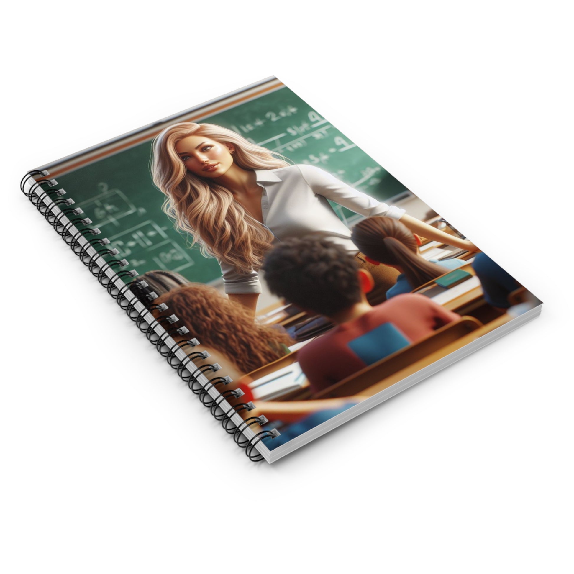 Class in Session Spiral Notebook Paper products Printify