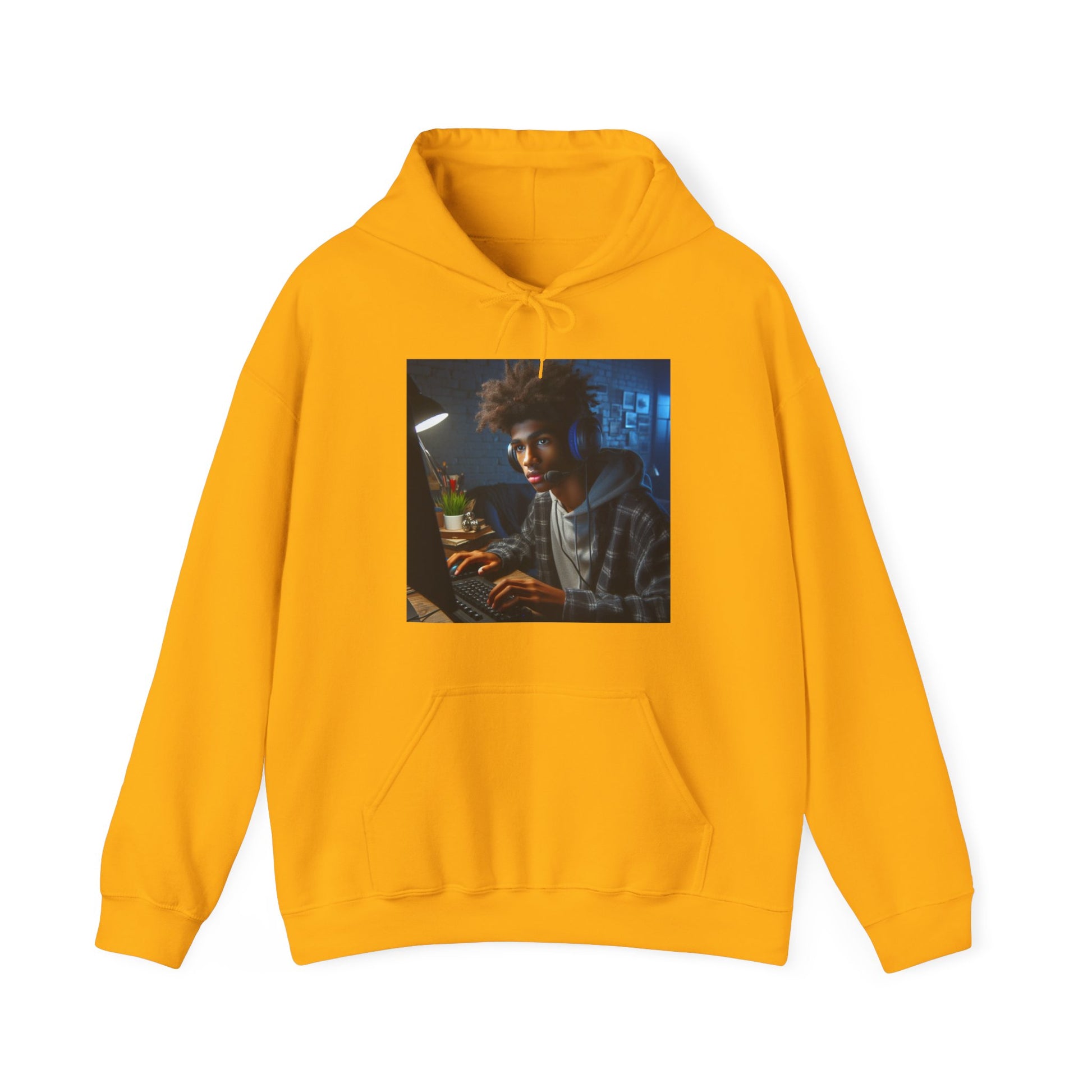 Game Time Hoodie Hoodie Printify Gold S