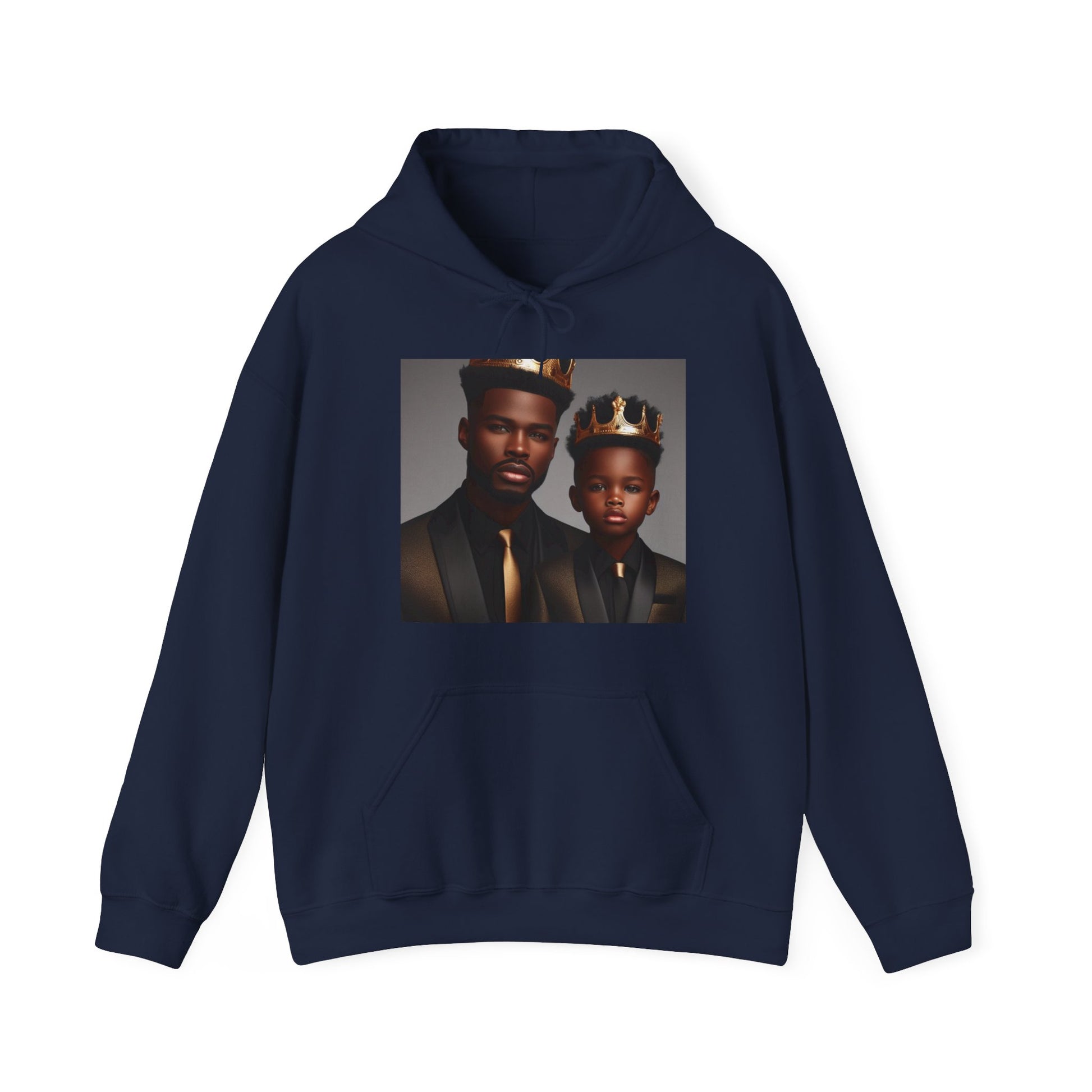 Royalty Hoodie Hoodie Printify Navy S