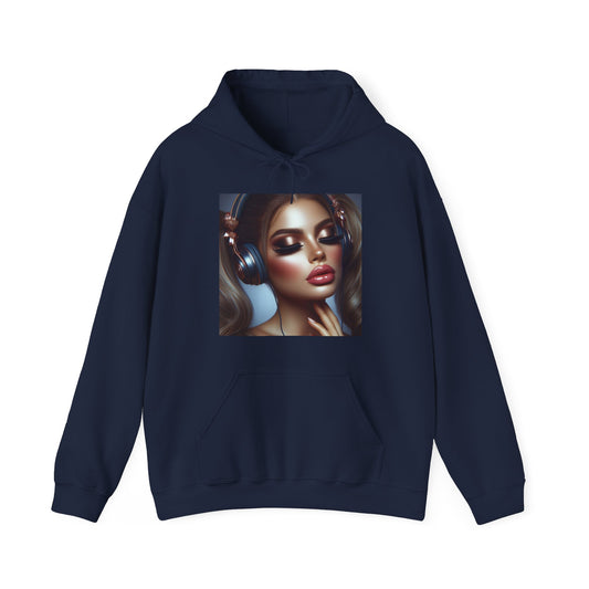 Music Vibes Hoodie Hoodie Printify Navy S