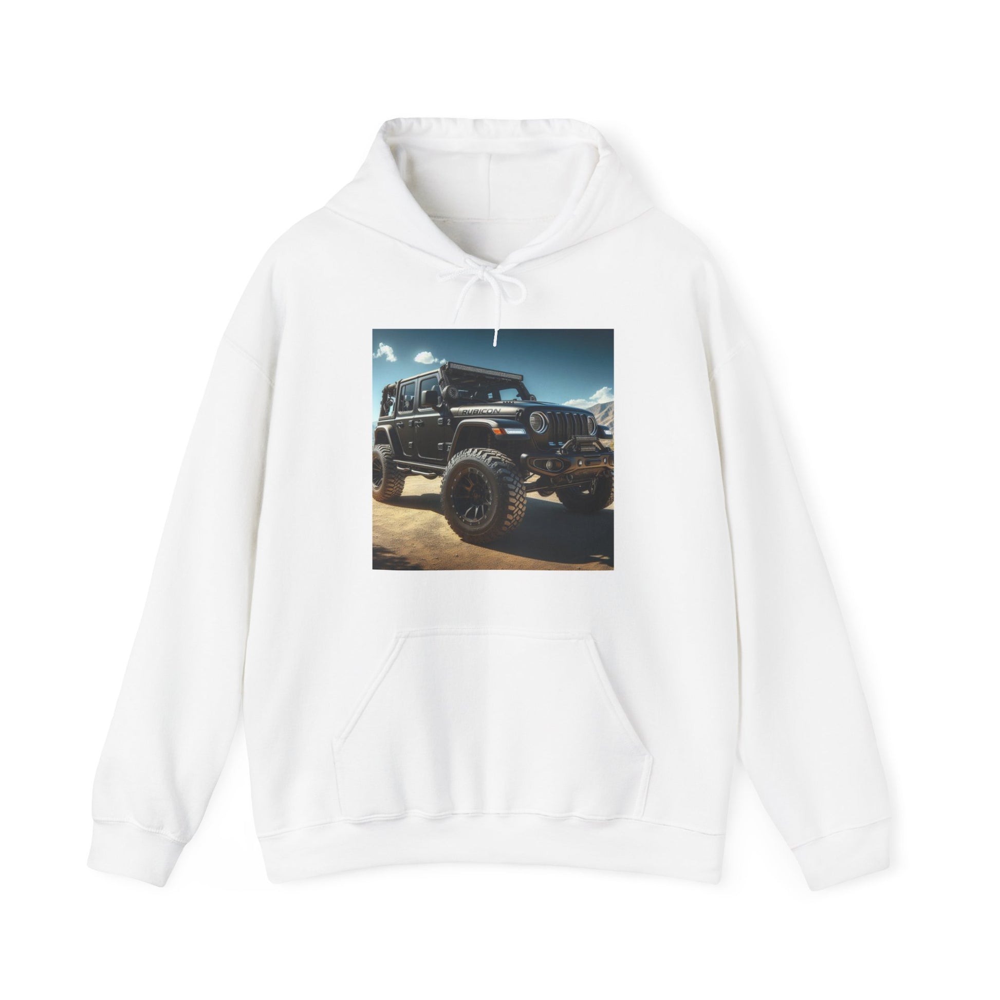 Black Rubicon Hoodie Hoodie Printify White S