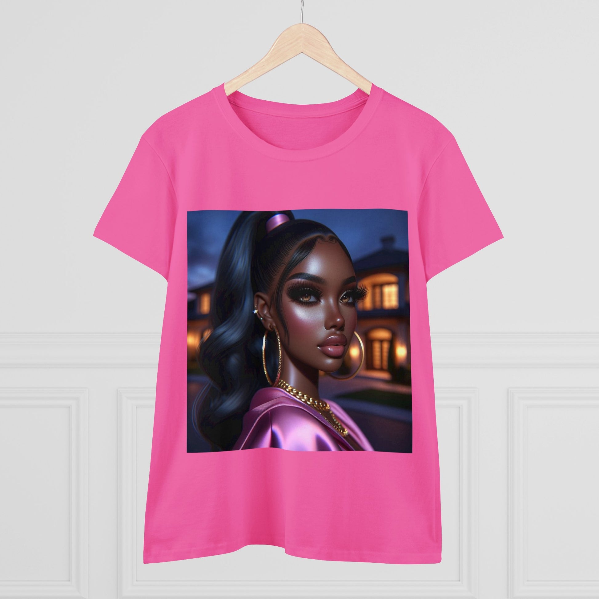 Pink at Night T-Shirt T-Shirt Printify