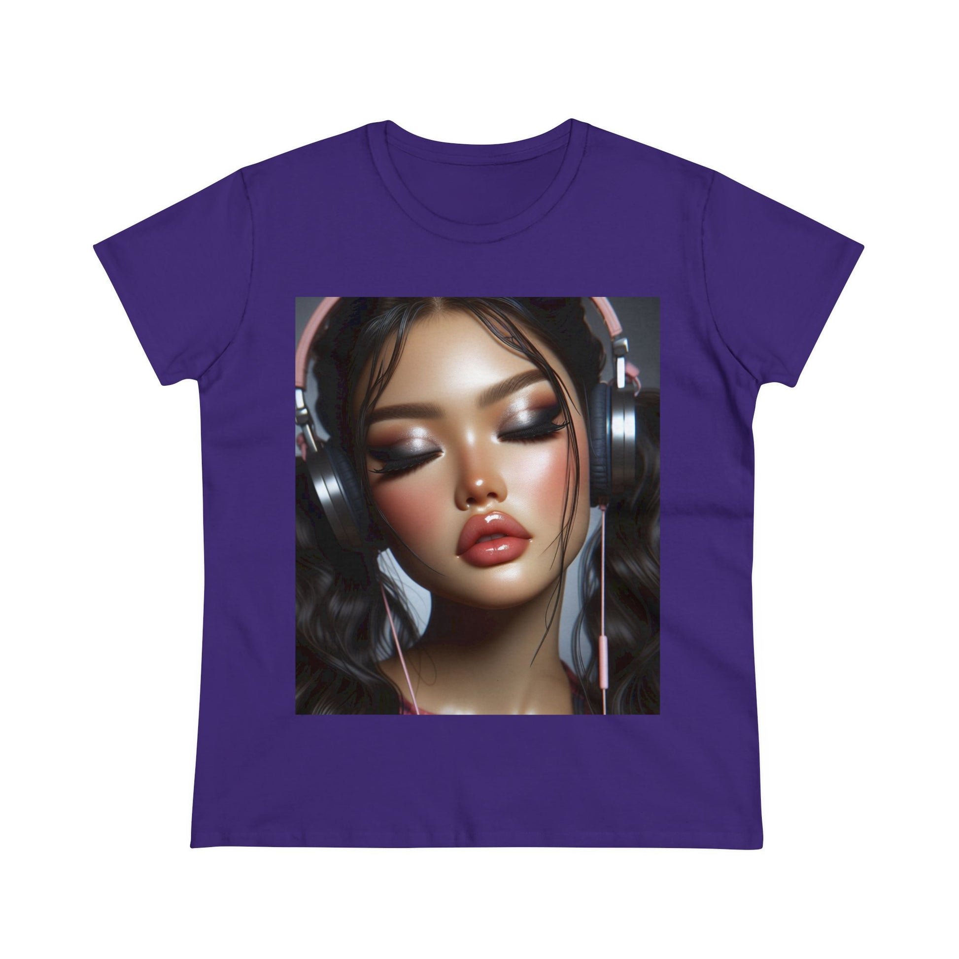 Music Vibes T-Shirt T-Shirt Printify Purple S