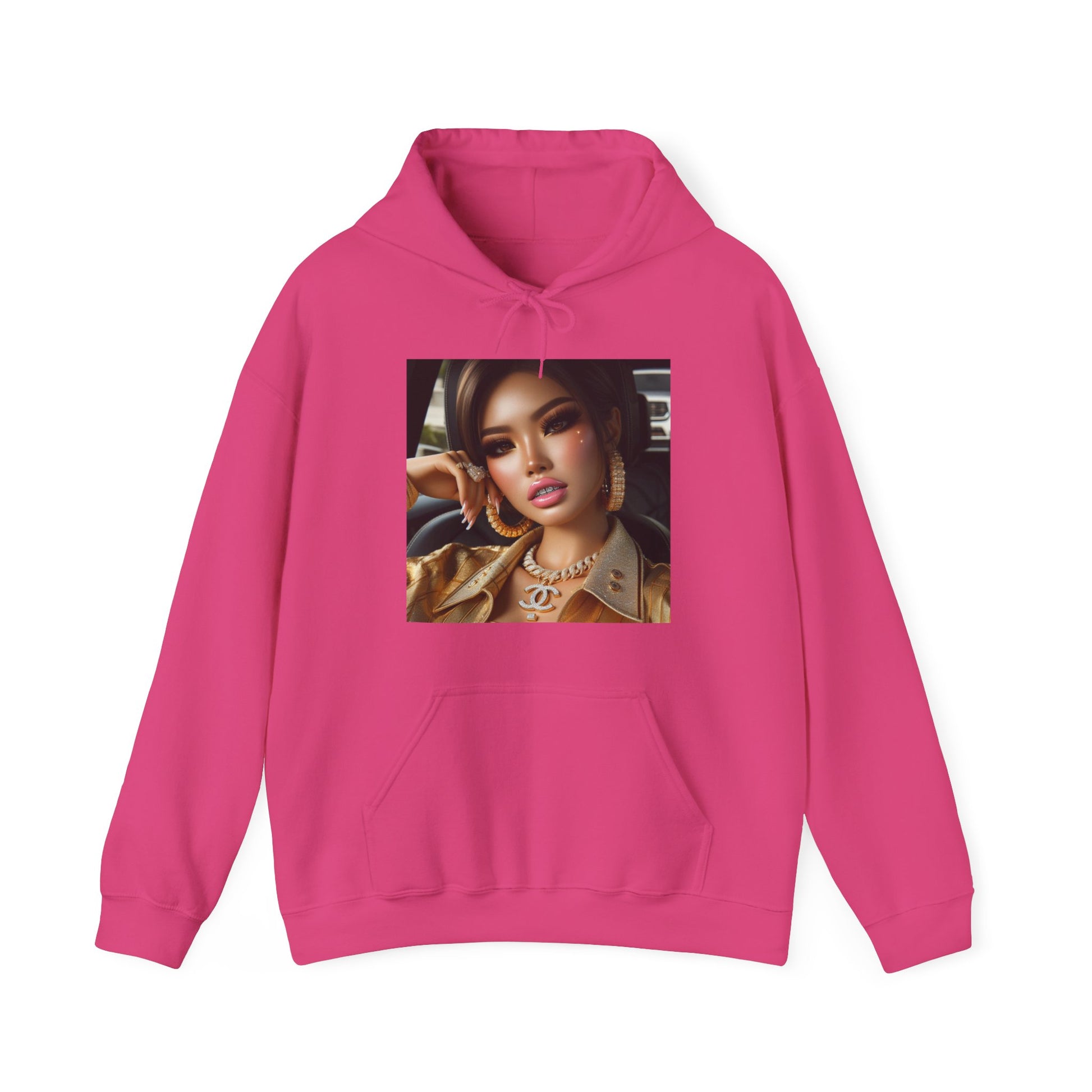Car Beauty Hoodie Hoodie Printify Heliconia S